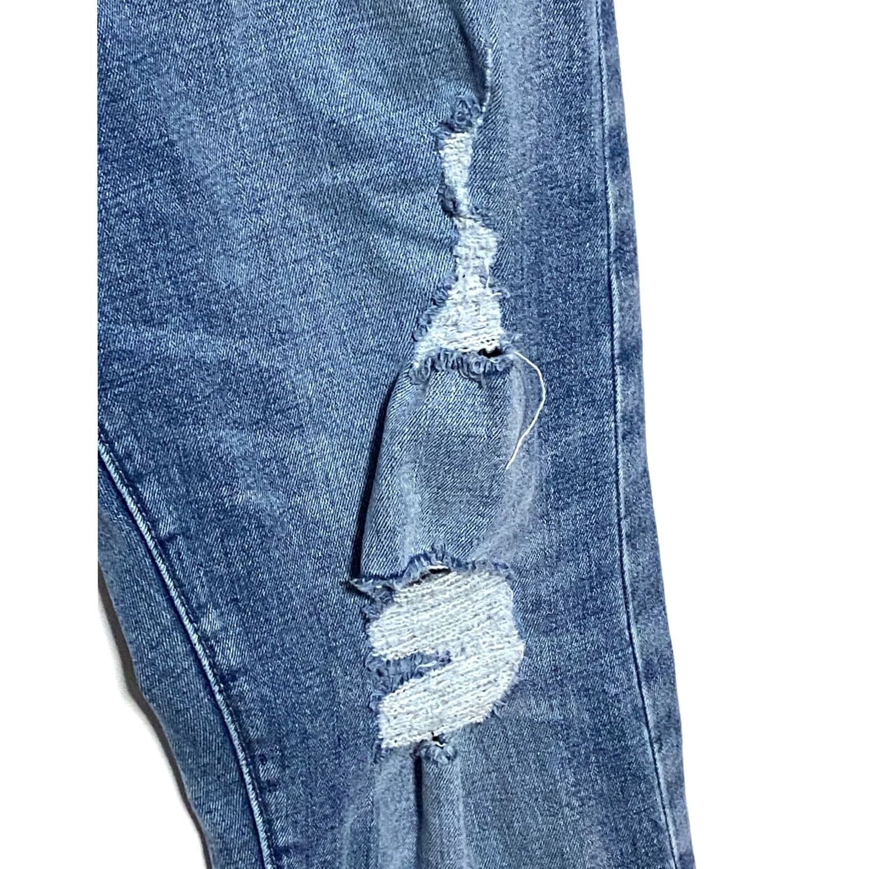 Pacsun PacSun Slim Fit Denim Jeans Mens 31x32 Distressed Ripped Medium Wash 5-Pocket Cotton Stretch Casual Jeans Men Size US 31 - 3 Thumbnail