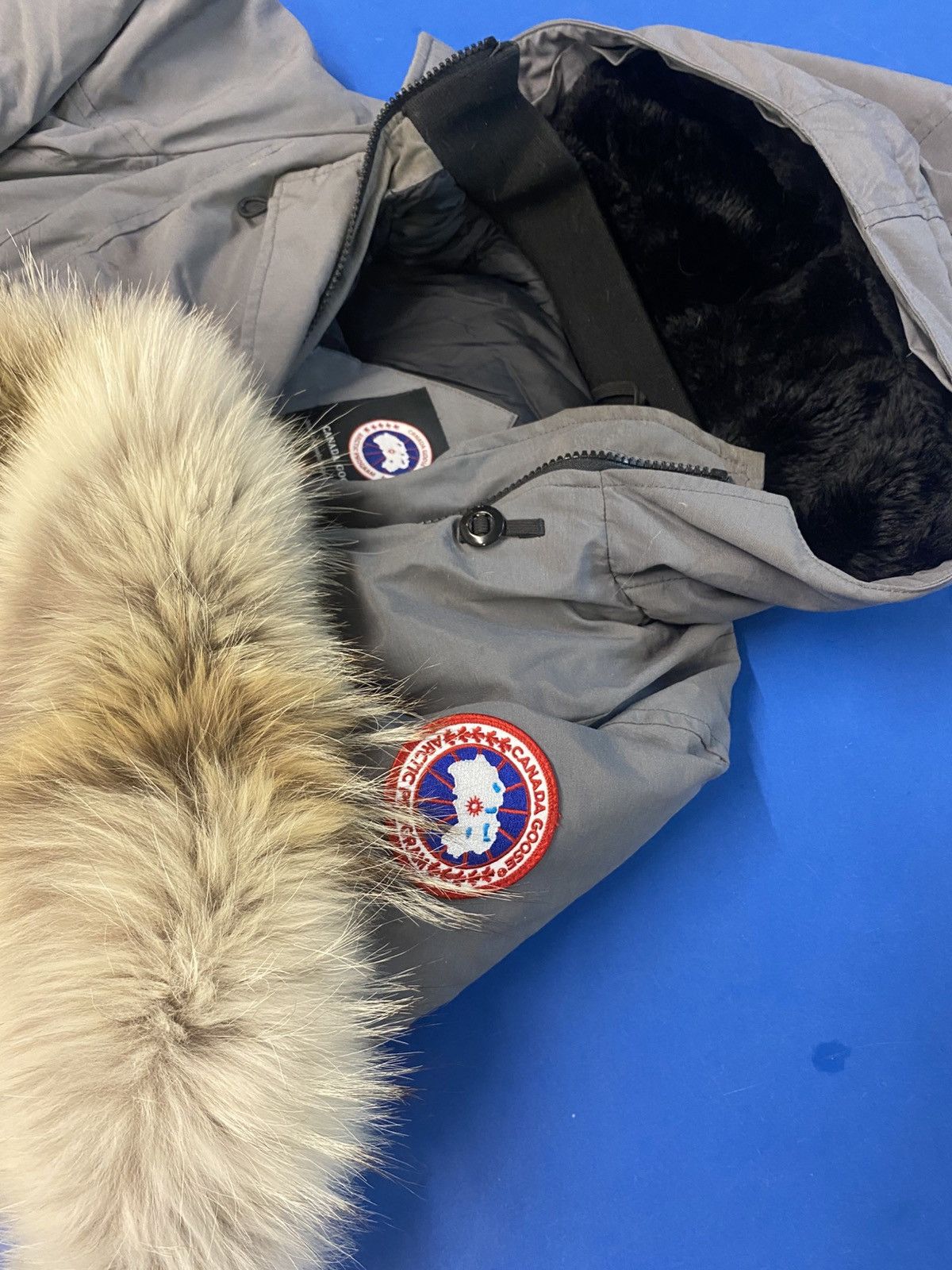 Canada Goose × Vetements Canada Goose Kensington Parka down jacket hood Coyote fur Size L / US 10 / IT 46 - 15 Thumbnail