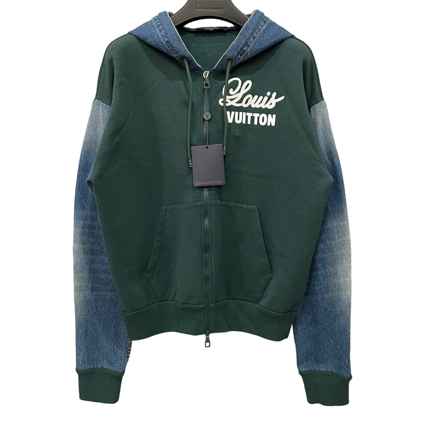 Louis Vuitton Louis Vuitton Denim Mix Zip Hoodie S Size US S / EU 44-46 / 1 - 1 Thumbnail