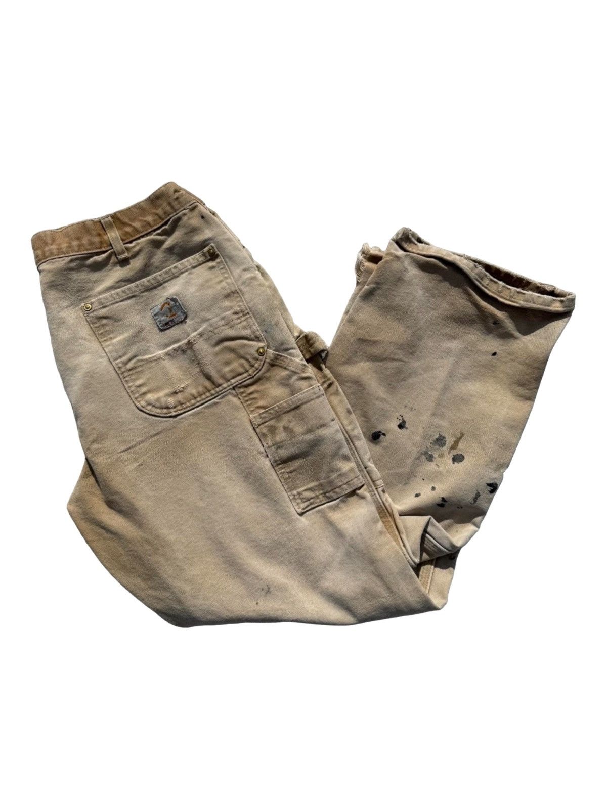 Carhartt Carhartt Double Knee Pants 36x30 Faded & Thrashed Size US 36 / EU 52 - 5 Thumbnail