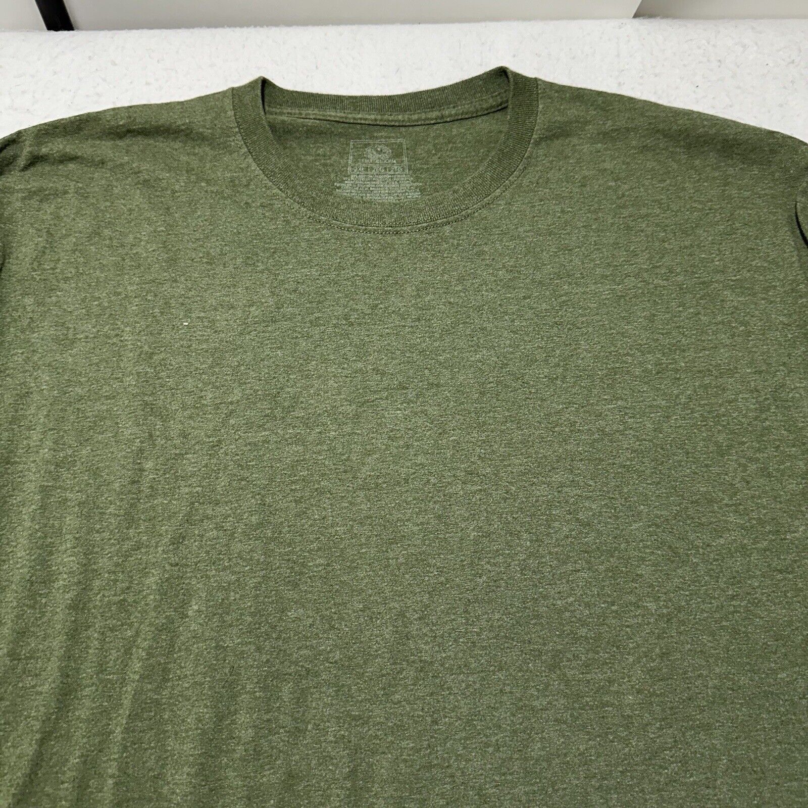 Fruit Of The Loom Fruit of the Loom XXL Olive Green Crewneck Pullover T Shirt Size US XXL / EU 58 / 5 - 2 Thumbnail