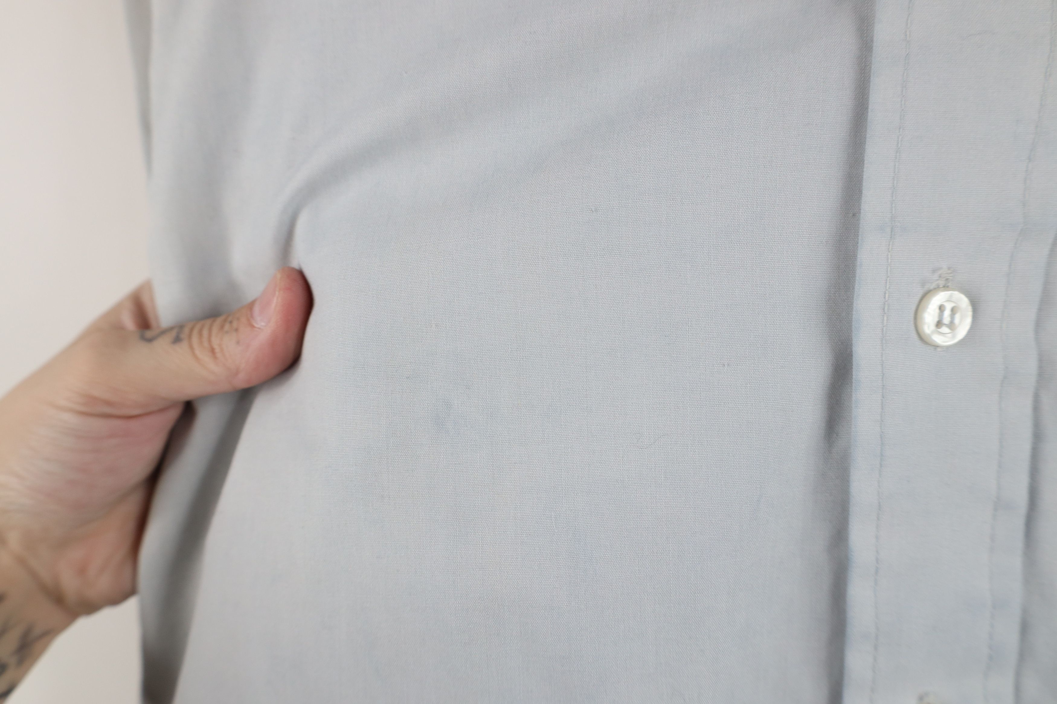 Vintage Vintage 70s Streetwear Permanent Press Collared Button Shirt Size US M / EU 48-50 / 2 - 6 Thumbnail