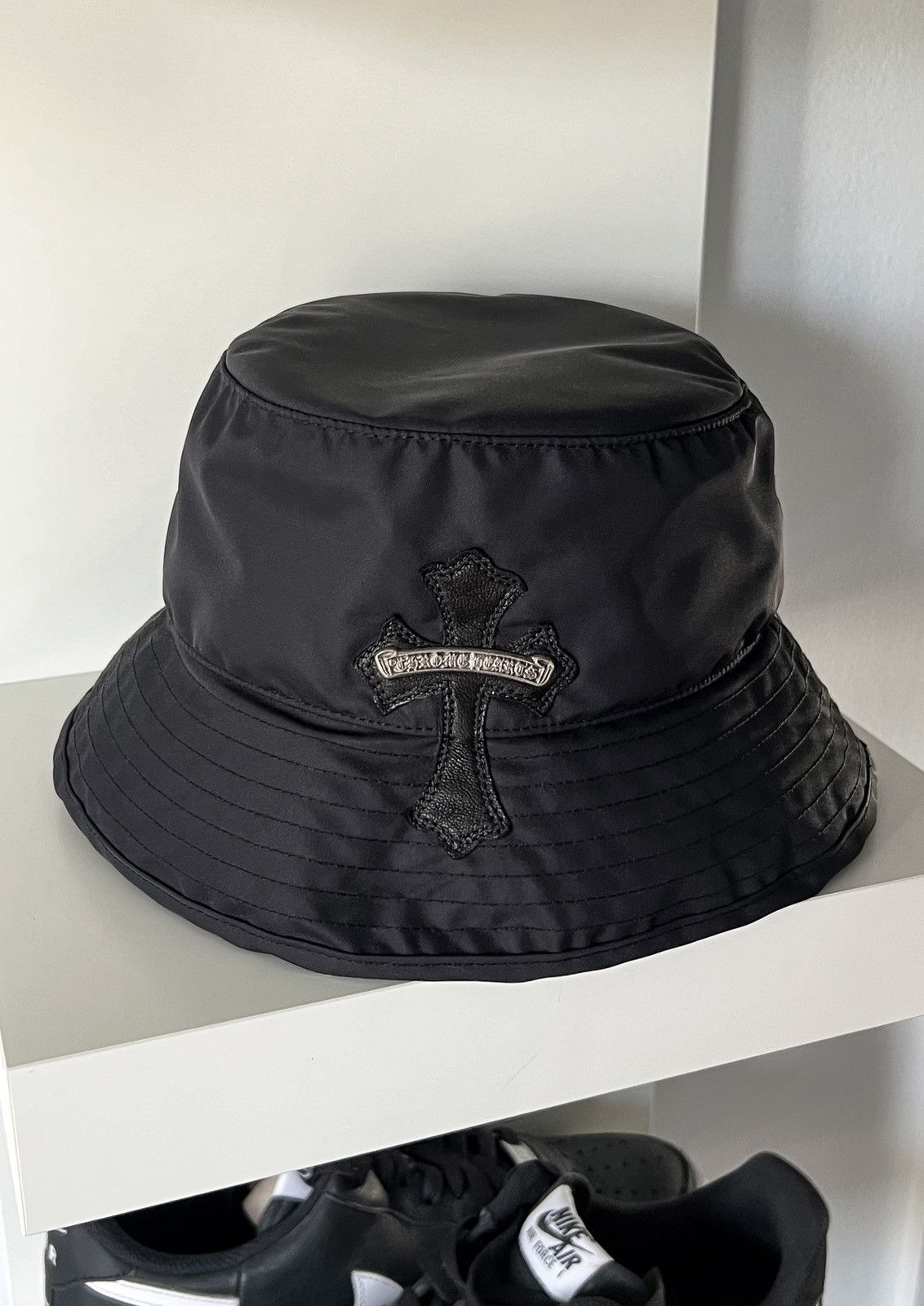 Chrome Hearts Chrome Hearts Bucket Hat Cross Patch (Size L) Size ONE SIZE - 2 Thumbnail