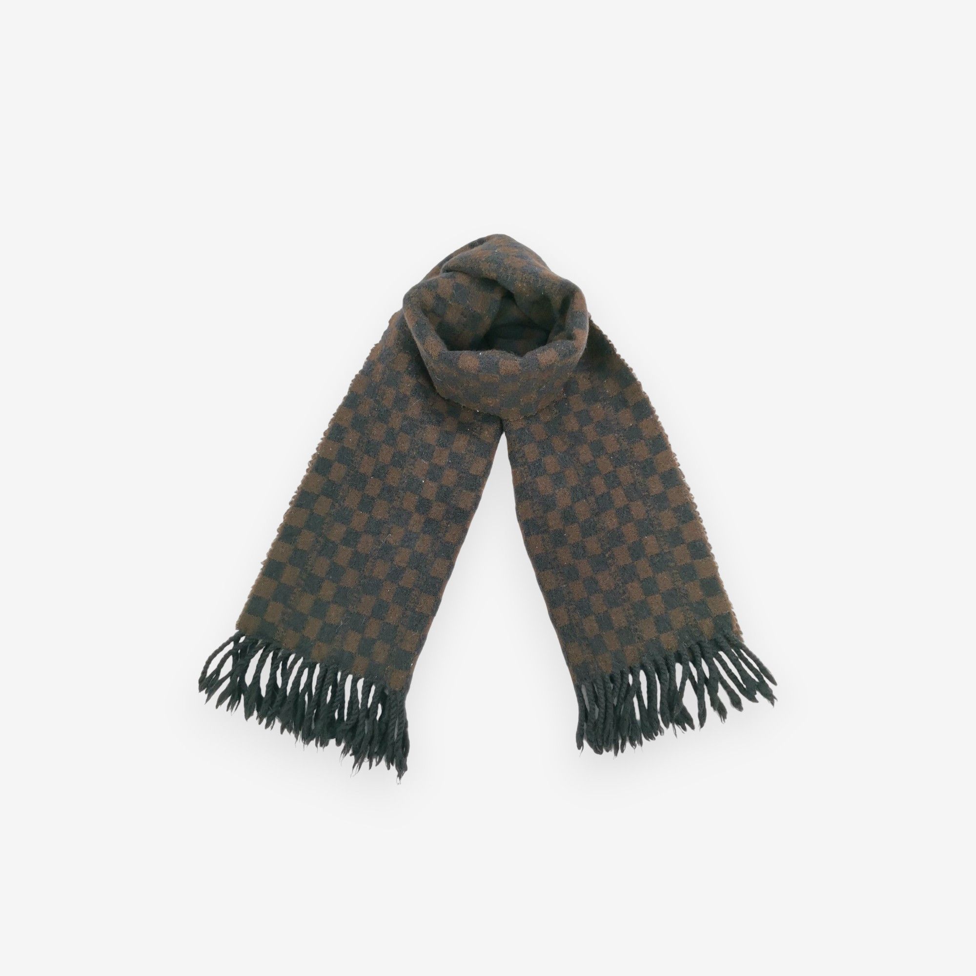 Vintage FENDI Scarf Fendi Zucca FF Wool Scarves