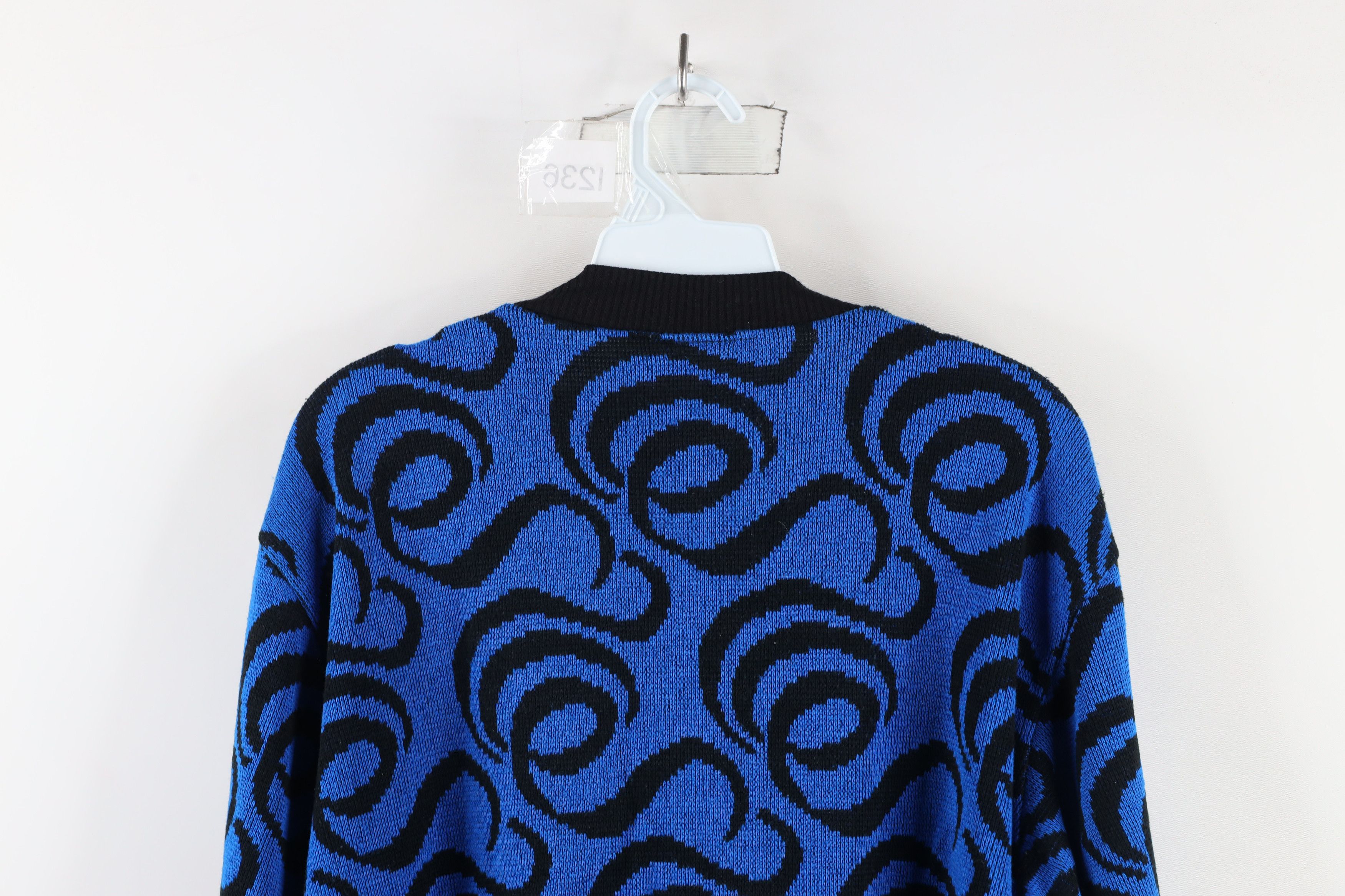 Vintage Vintage 90s Streetwear Half Sleeve Knit Henley Sweater USA Size L / US 10 / IT 46 - 10 Thumbnail