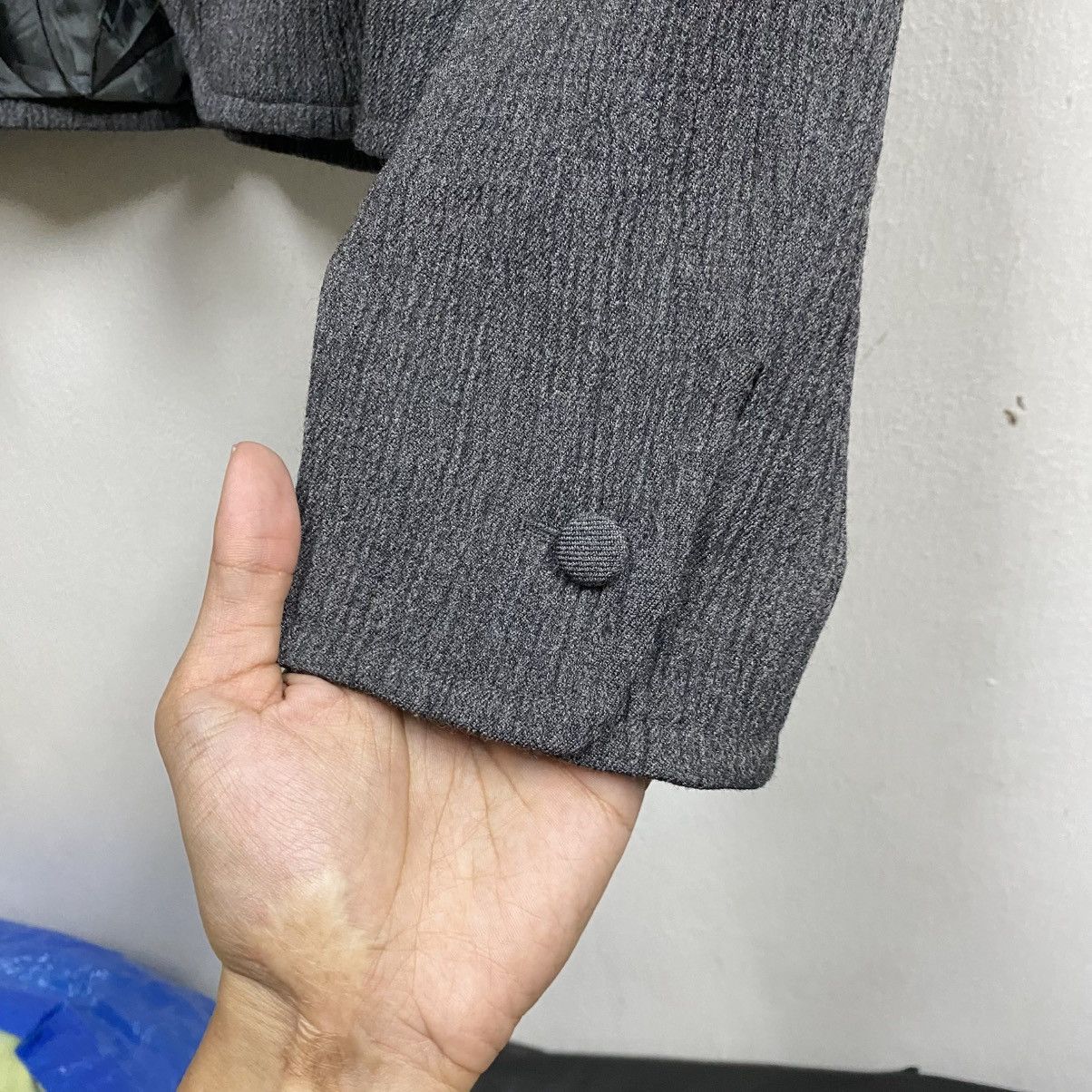 Other Vintage Yves Deflandre Paris Vintage Cropped Blazer Size M / US 6-8 / IT 42-44 - 6 Thumbnail