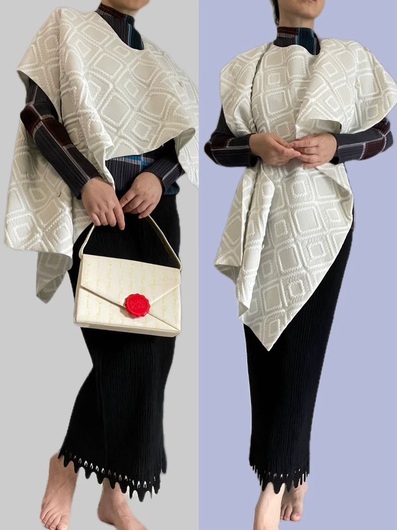 Issey Miyake Issey Miyake size:2 Brown main line three-dimensional reli Size XS / US 0-2 / IT 36-38 - 3 Thumbnail