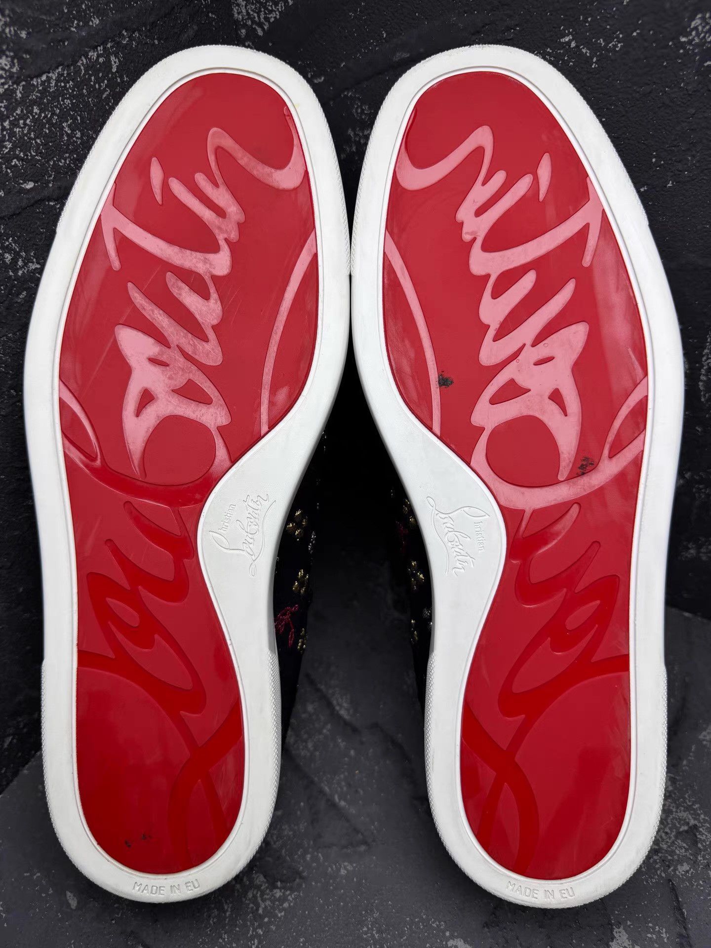 Clarks ChristianLouboutinEmbroideredWovenAll-OverPrintSlip-Ons Q10 Size US 10 / EU 43 - 6 Thumbnail