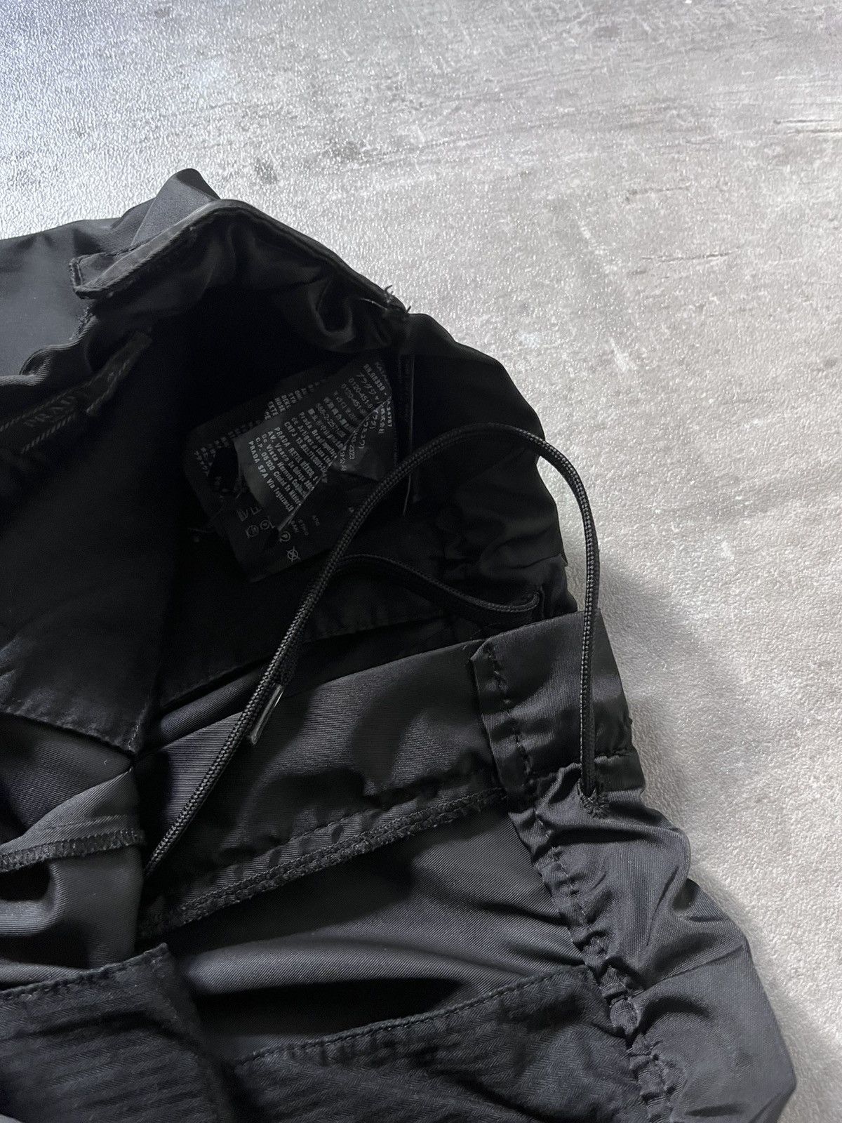 Prada Prada S/S 18 Gabardine Black Nylon Strap Pants Size US 30 / EU 46 - 14 Thumbnail