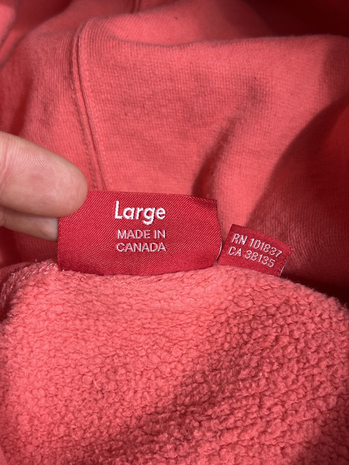 Supreme Supreme Anti Everything Hoodie L Coral Size US L / EU 52-54 / 3 - 8 Thumbnail