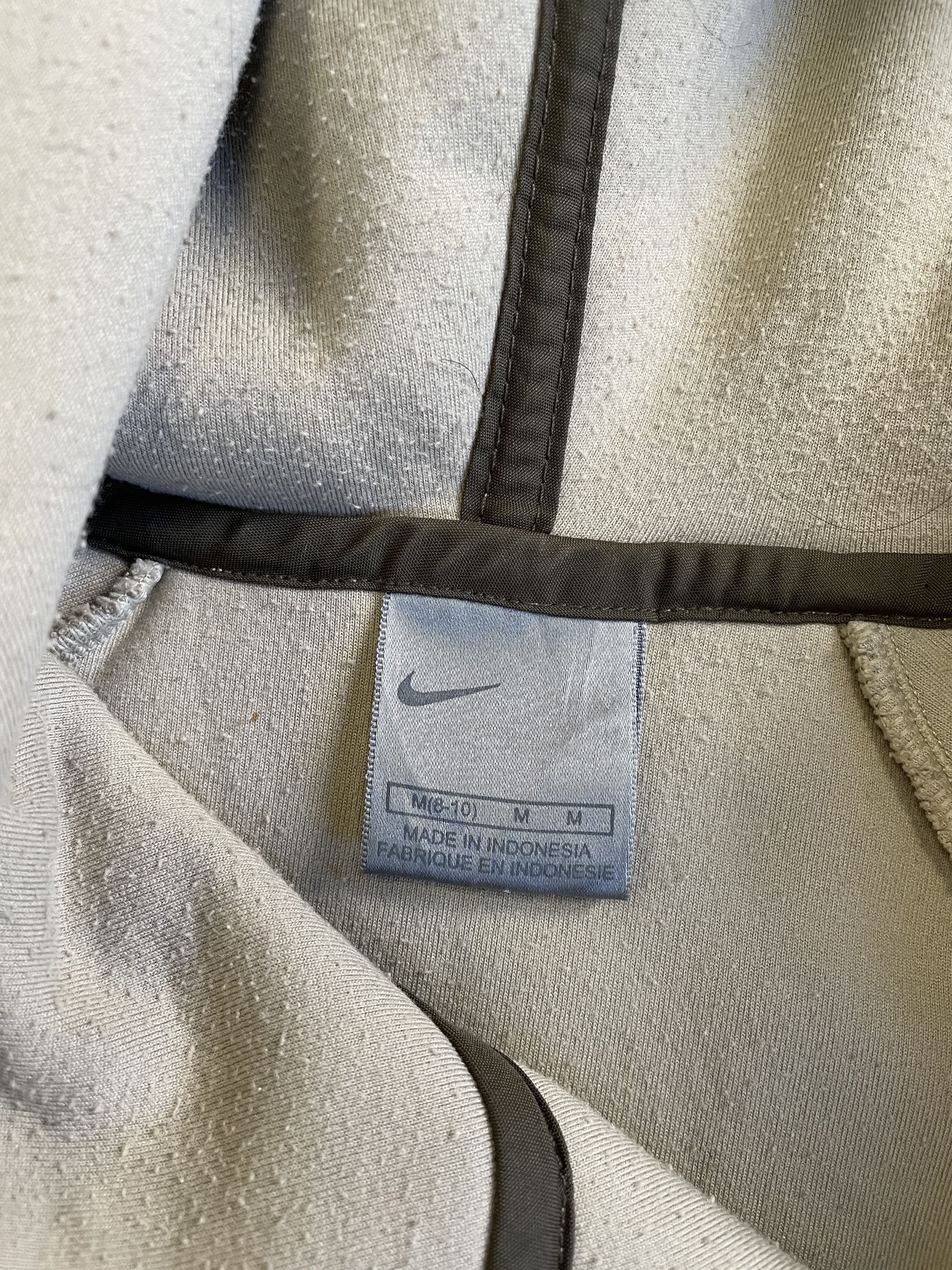Nike Nike Vintage Ninja Fleece Asymmetrical Zip Hoodie 6311AC Size M / US 6-8 / IT 42-44 - 5 Thumbnail