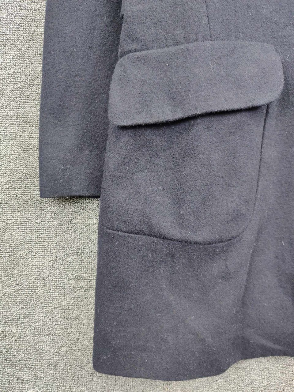 Jil Sander × Uniqlo Uniqlo x Jil Sander Wool Navy Blue Single Breasted Long Coat Size US M / EU 48-50 / 2 - 4 Thumbnail