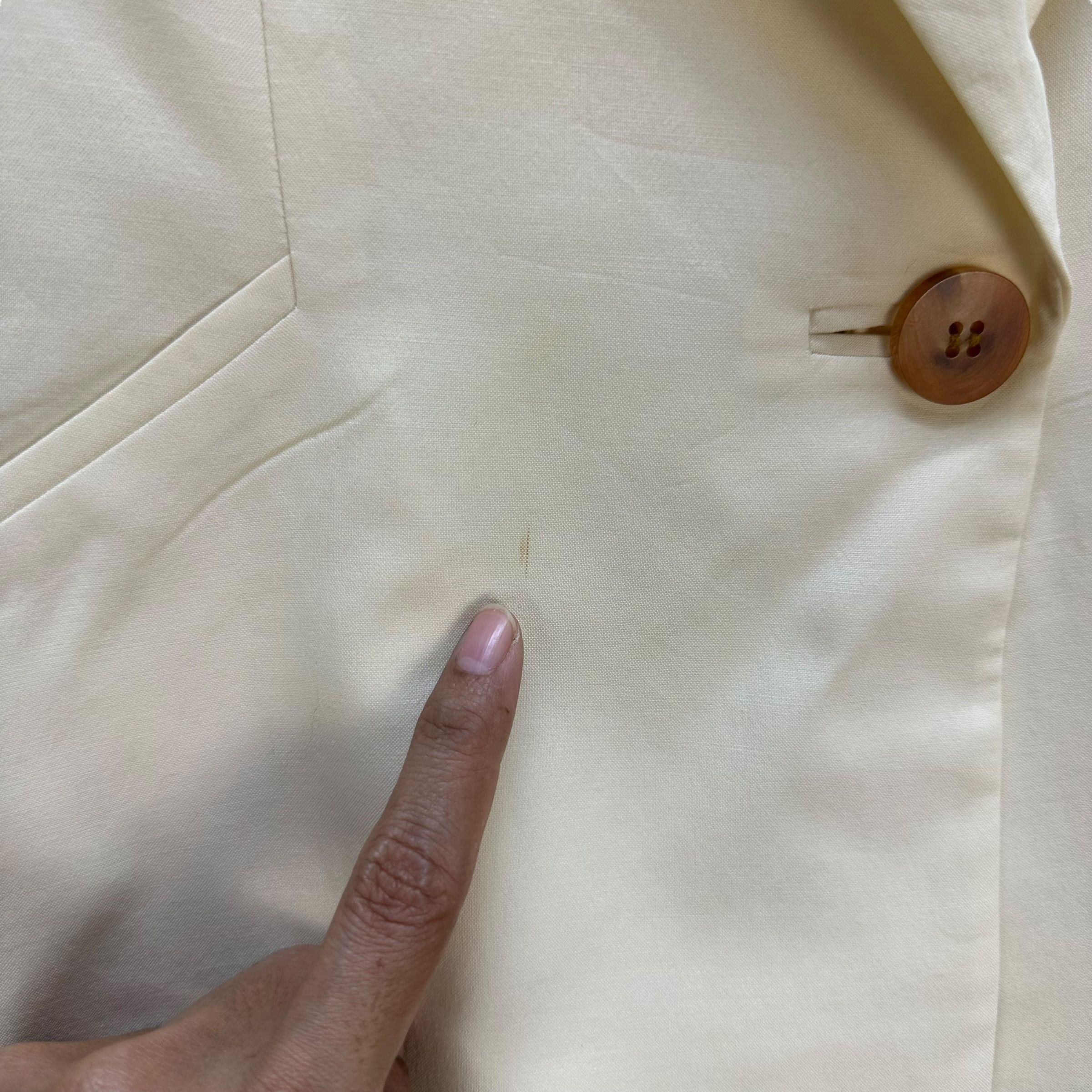 Karl Lagerfeld KARL LAGERFELD Cropped Single Button Blazer Jacket #A44-1004 Size S / US 4 / IT 40 - 4 Thumbnail
