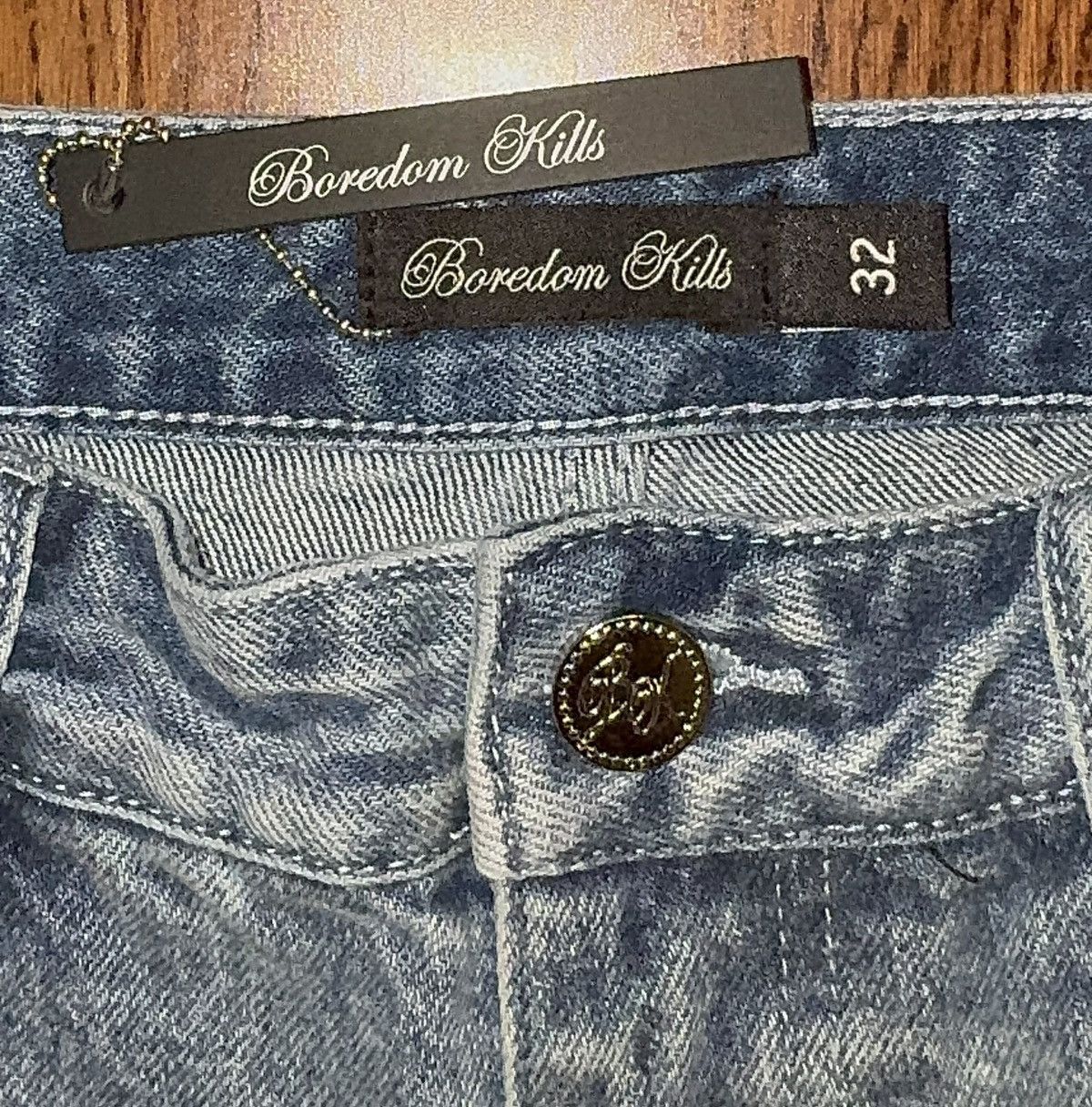 Purple Studded Jorts- indigo Size US 32 / EU 48 - 2 Thumbnail