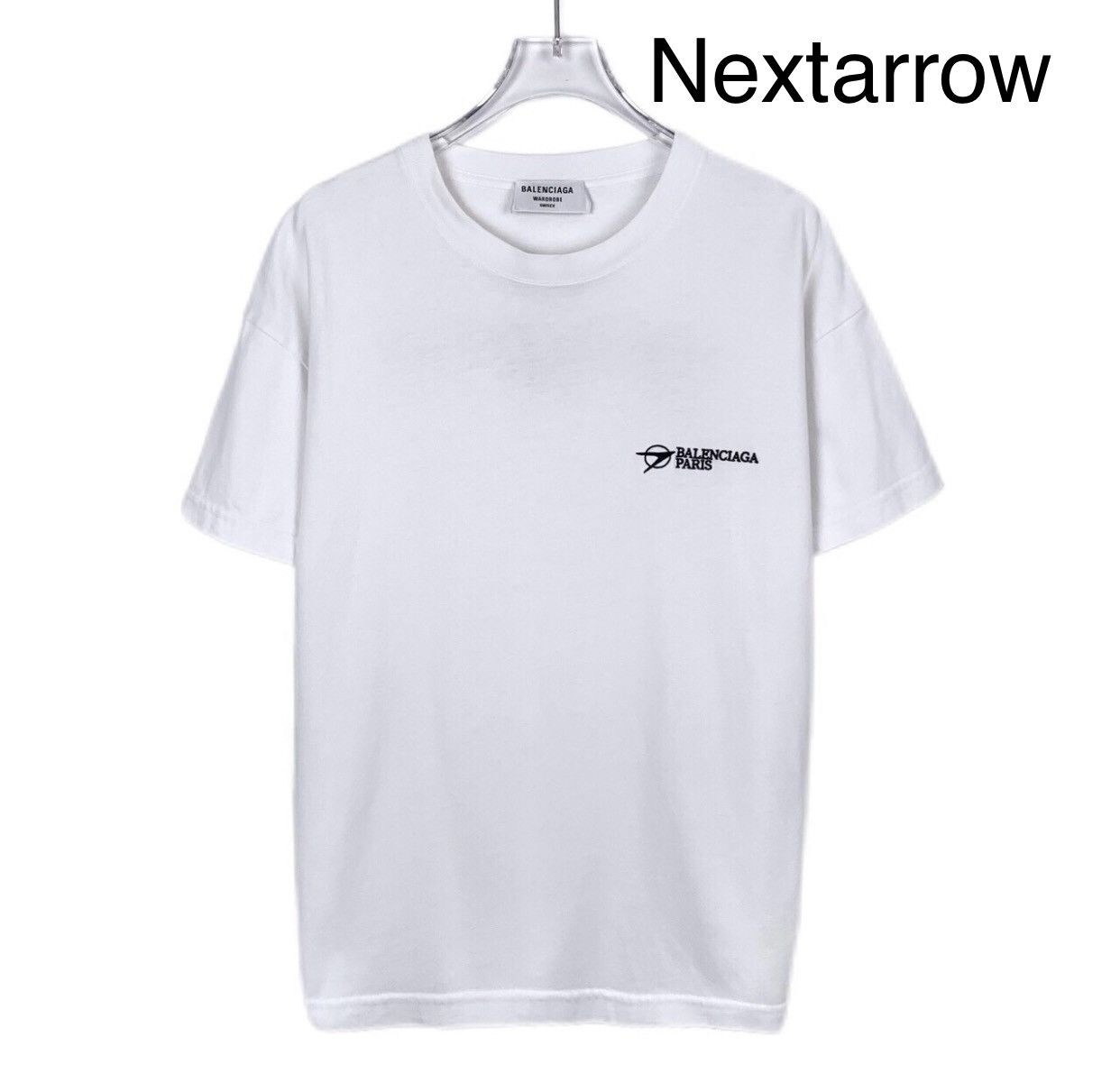 Balenciaga Balenciaga logo embroidered cotton short sleeved T 