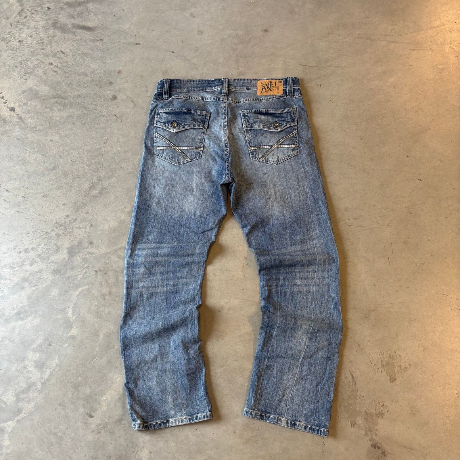Vintage Vintage faded washed slim bootcut jeans Size US 36 / EU 52 - 2 Thumbnail