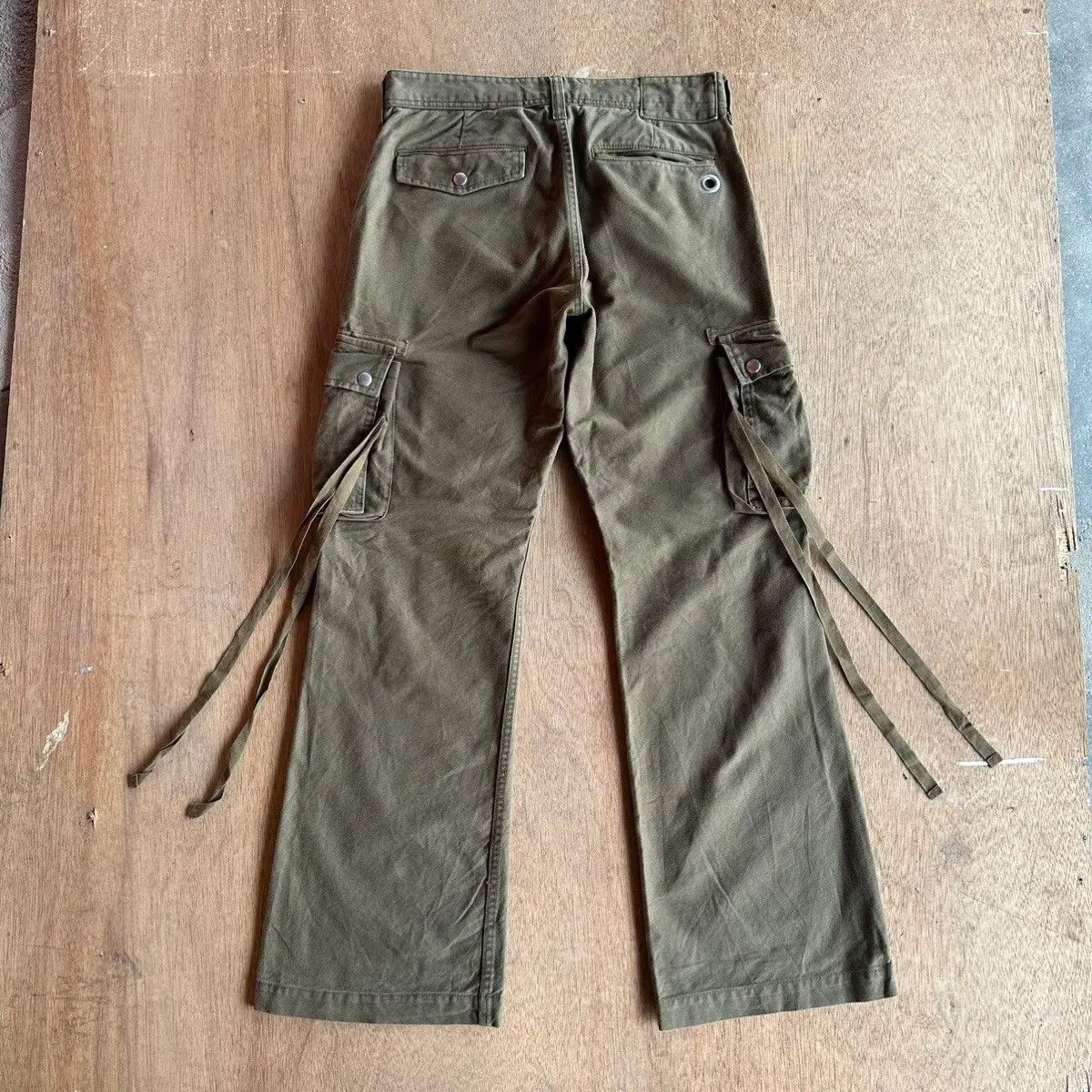 Hysteric Glamour RARE💥FLARE/BOOTCUT VAROSH JAPAN PARACHUTE MULTIPOCKET PANTS Size US 30 / EU 46 - 11 Thumbnail