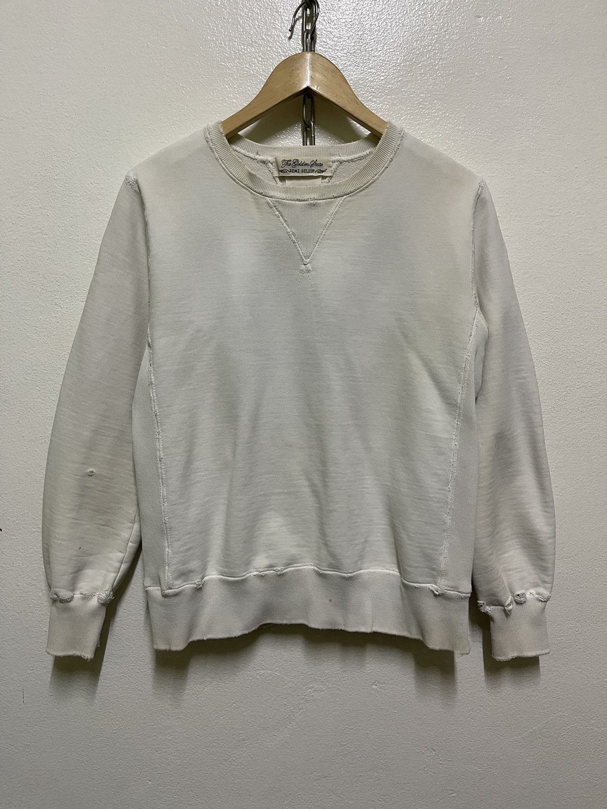 Japanese Brand Remi Relief Cotton Jersey Sweatshirt Crewneck Size US S / EU 44-46 / 1 - 1 Thumbnail
