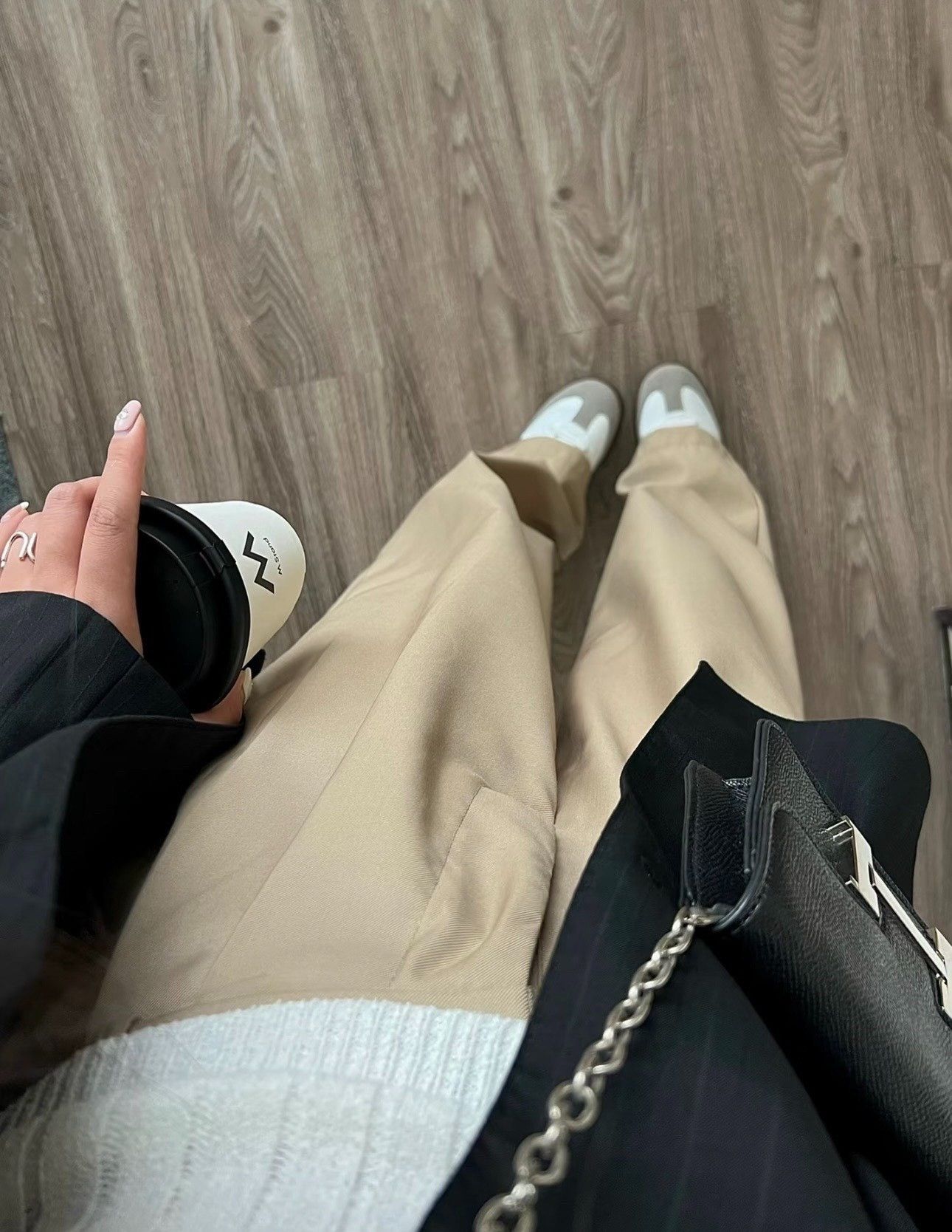 Saint Laurent Paris Saint Laurent High-Waisted Cuffed Wool Pants Size US S / EU 44-46 / 1 - 6 Thumbnail