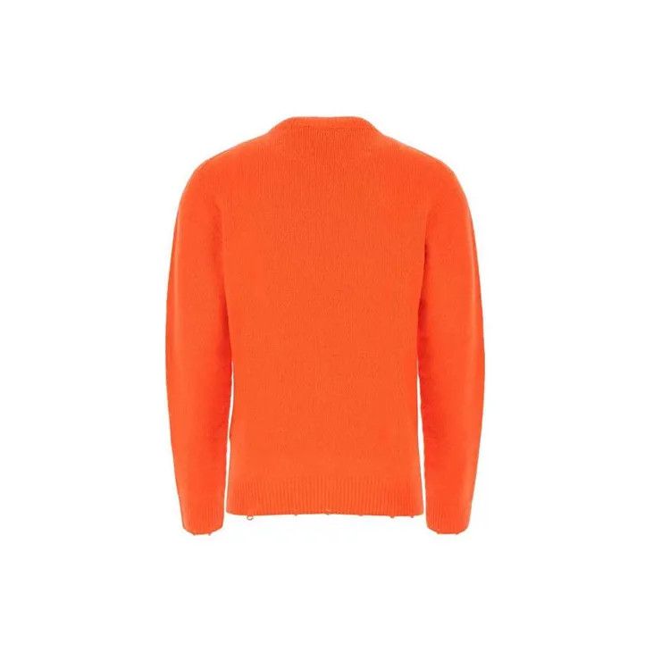 Versace o1y0525 Logo Crewneck Sweater in Orange Size US M / EU 48-50 / 2 - 2 Thumbnail