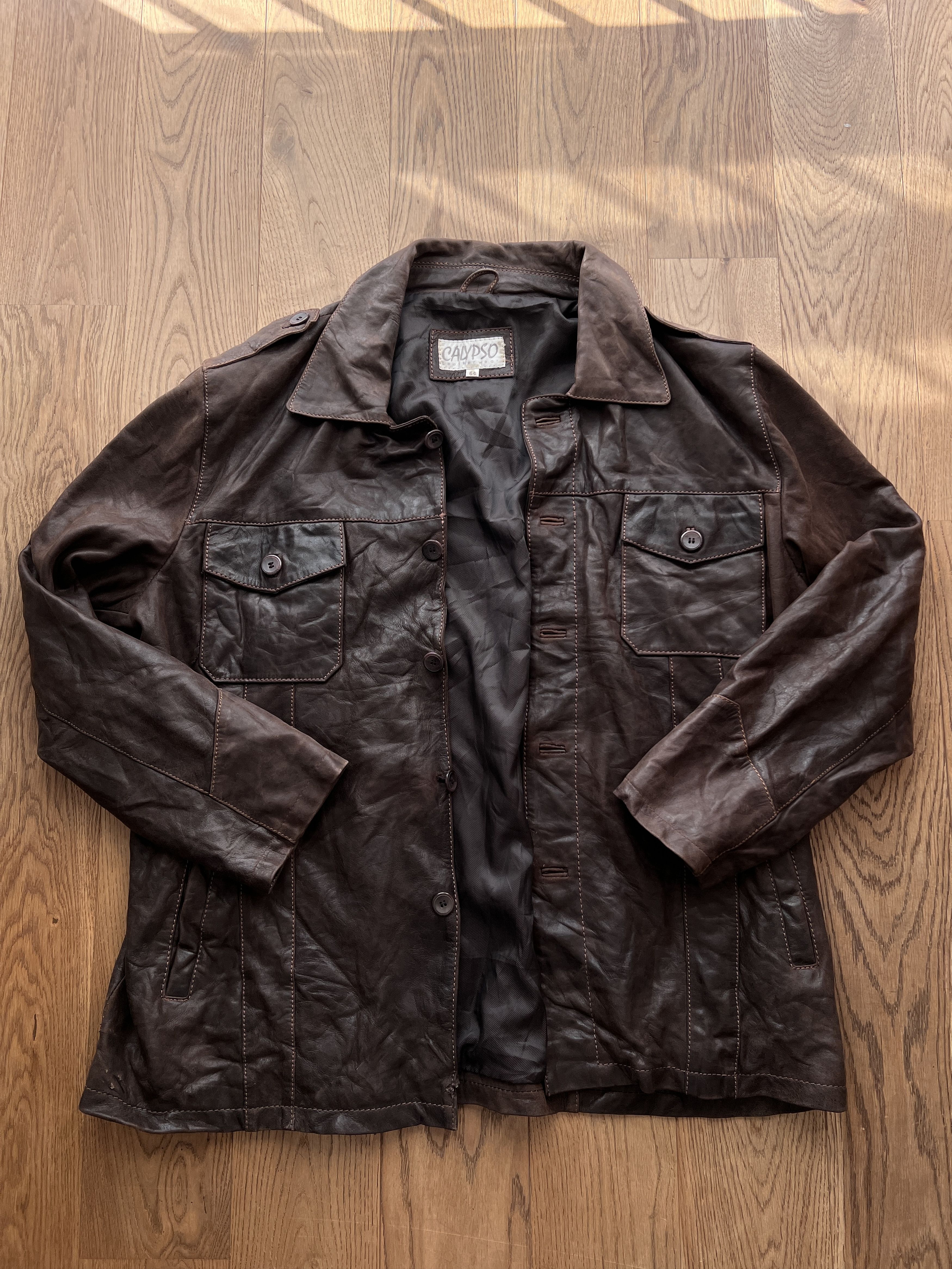 Hysteric Glamour Leather coat jacket vintage y2k 14th Addiction Diesel style Size US L / EU 52-54 / 3 - 15 Thumbnail