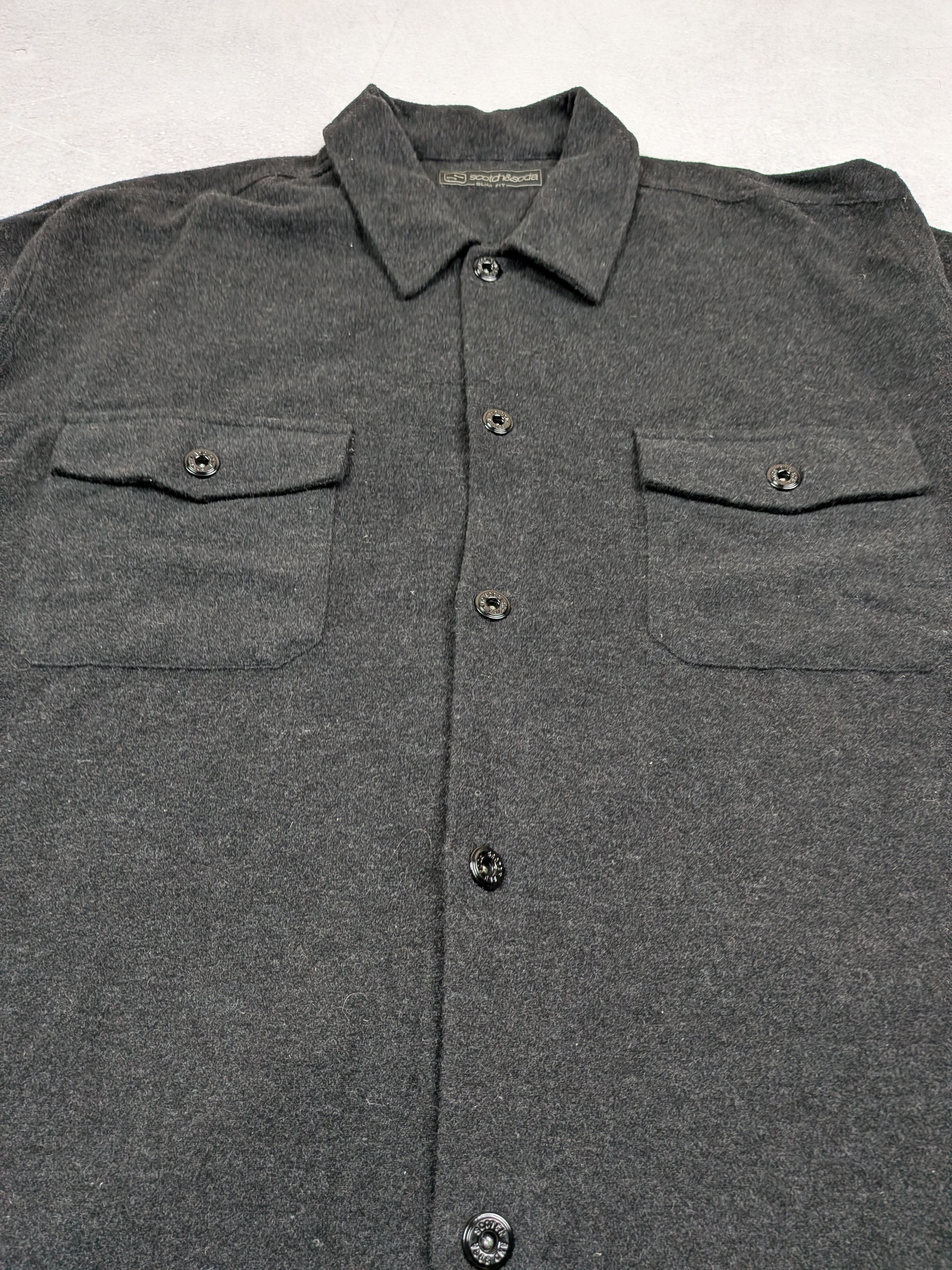 Scotch & Soda Scotch & Soda Wool Shacket Wool Shirt Fleece XL XXL Winter Size US XL / EU 56 / 4 - 3 Thumbnail