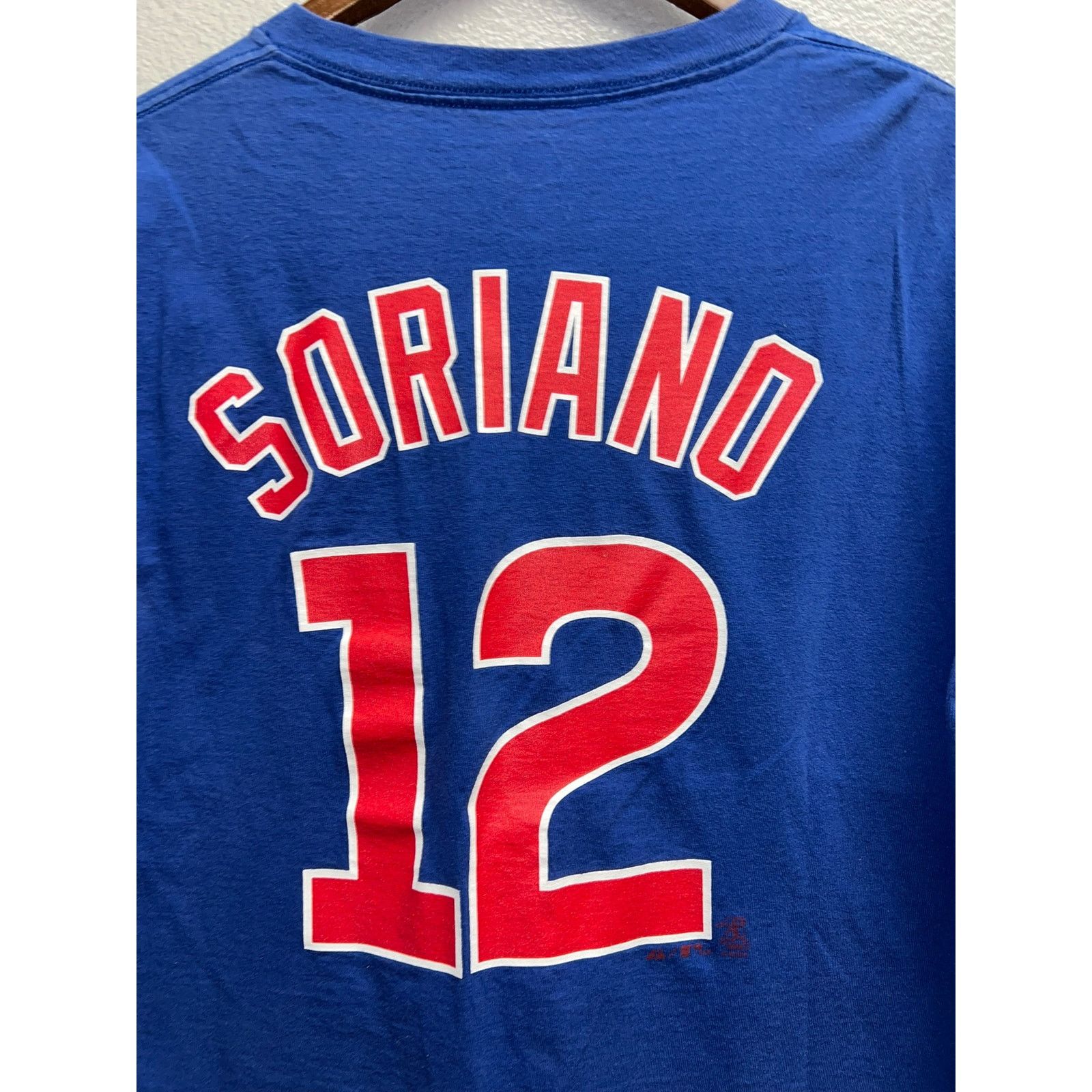 Majestic MLB Chicago Cubs Shirt Alfonso Soriano Player Tee Medium Size US M / EU 48-50 / 2 - 6 Thumbnail
