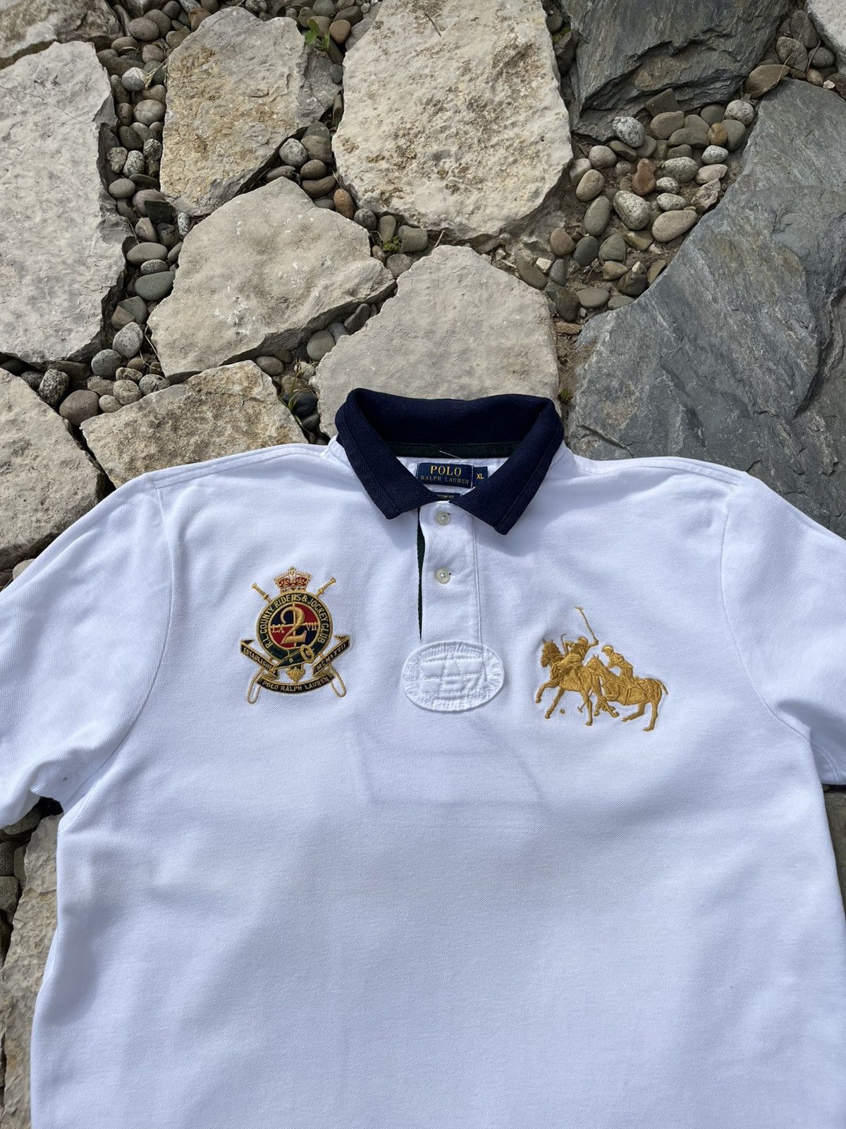 Glo Gang × Polo Ralph Lauren Polo Ralph Lauren Chief Keef style polo tee y2k double pony Size US XL / EU 56 / 4 - 2 Thumbnail