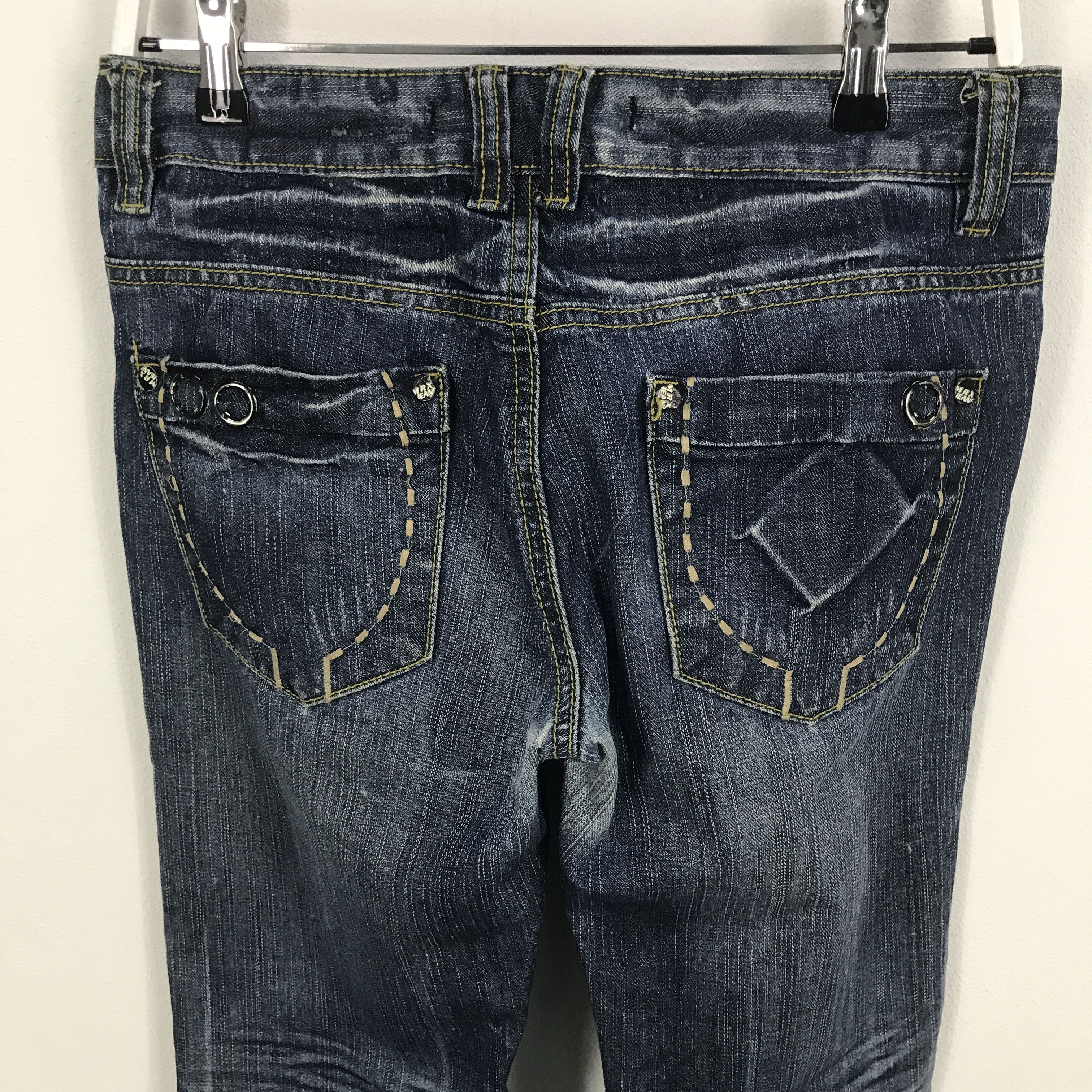 Japanese Brand Rare Flare Japan style yuki Bootcut denim jeans pants Size US 29 - 5 Thumbnail