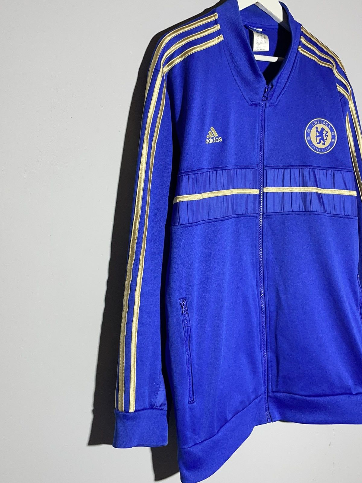 Adidas × Chelsea Soccer Chelsea Adidas 2012 Football Bomber Jacket Size US XXL / EU 58 / 5 - 3 Thumbnail