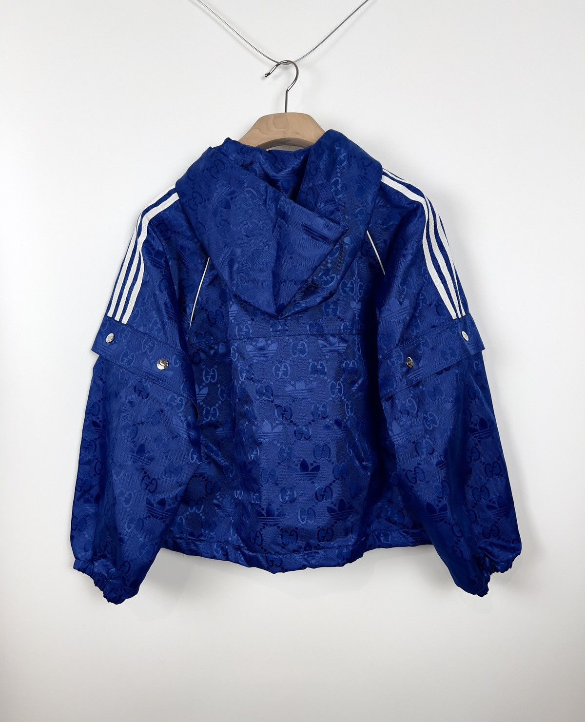 Adidas × Gucci Adidas x Gucci Blue Monogram Jacket - Iconic Collaboration Size XS / US 0-2 / IT 36-38 - 2 Thumbnail