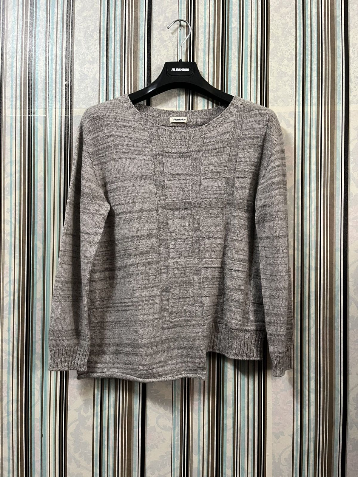 Issey Miyake 1990s checker drop hem asymmetrical knits #F3 Size M / US 6-8 / IT 42-44 - 1 Thumbnail