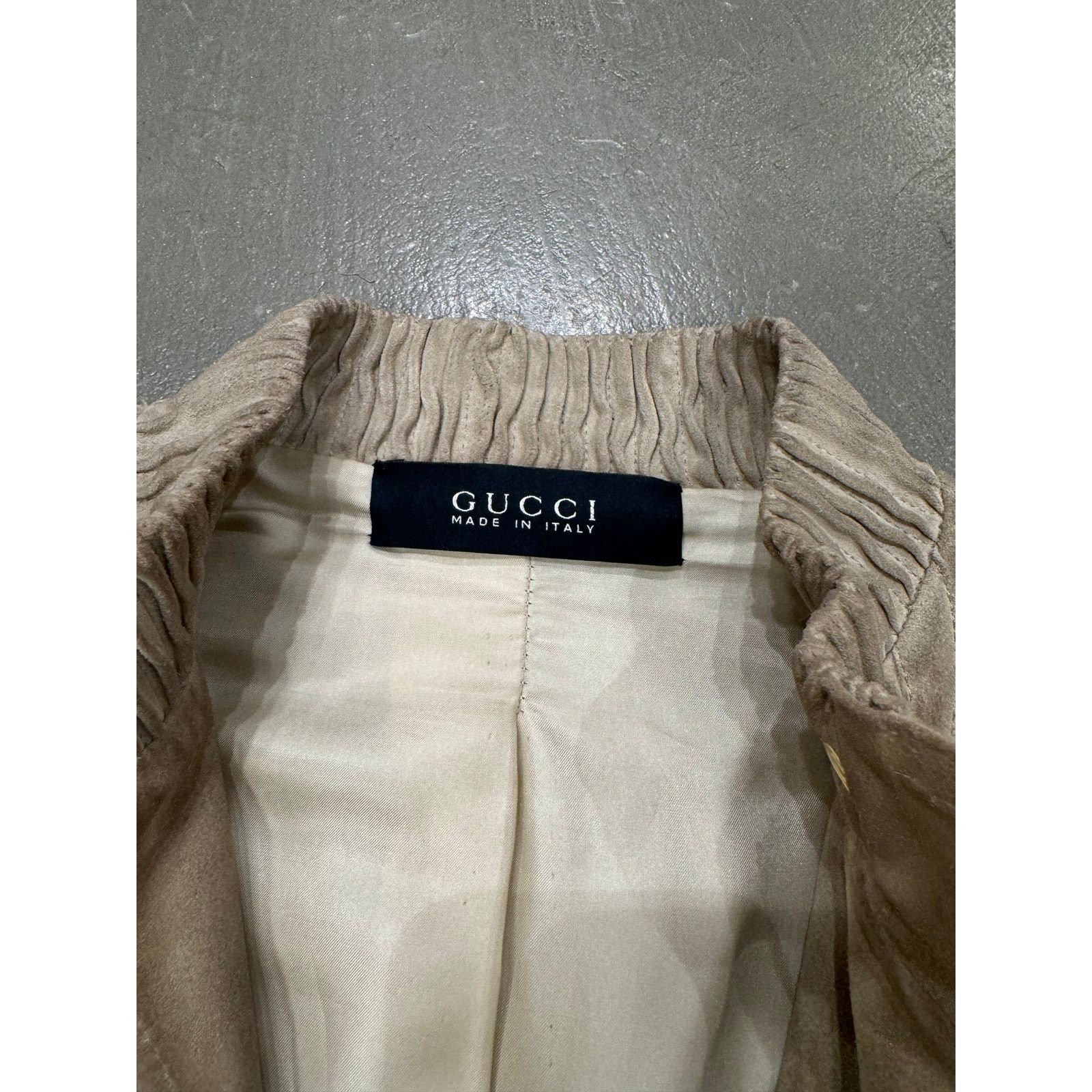 Gucci A/W2004 Gucci by T Ford western paneled suede leather jacket Size US M / EU 48-50 / 2 - 6 Thumbnail