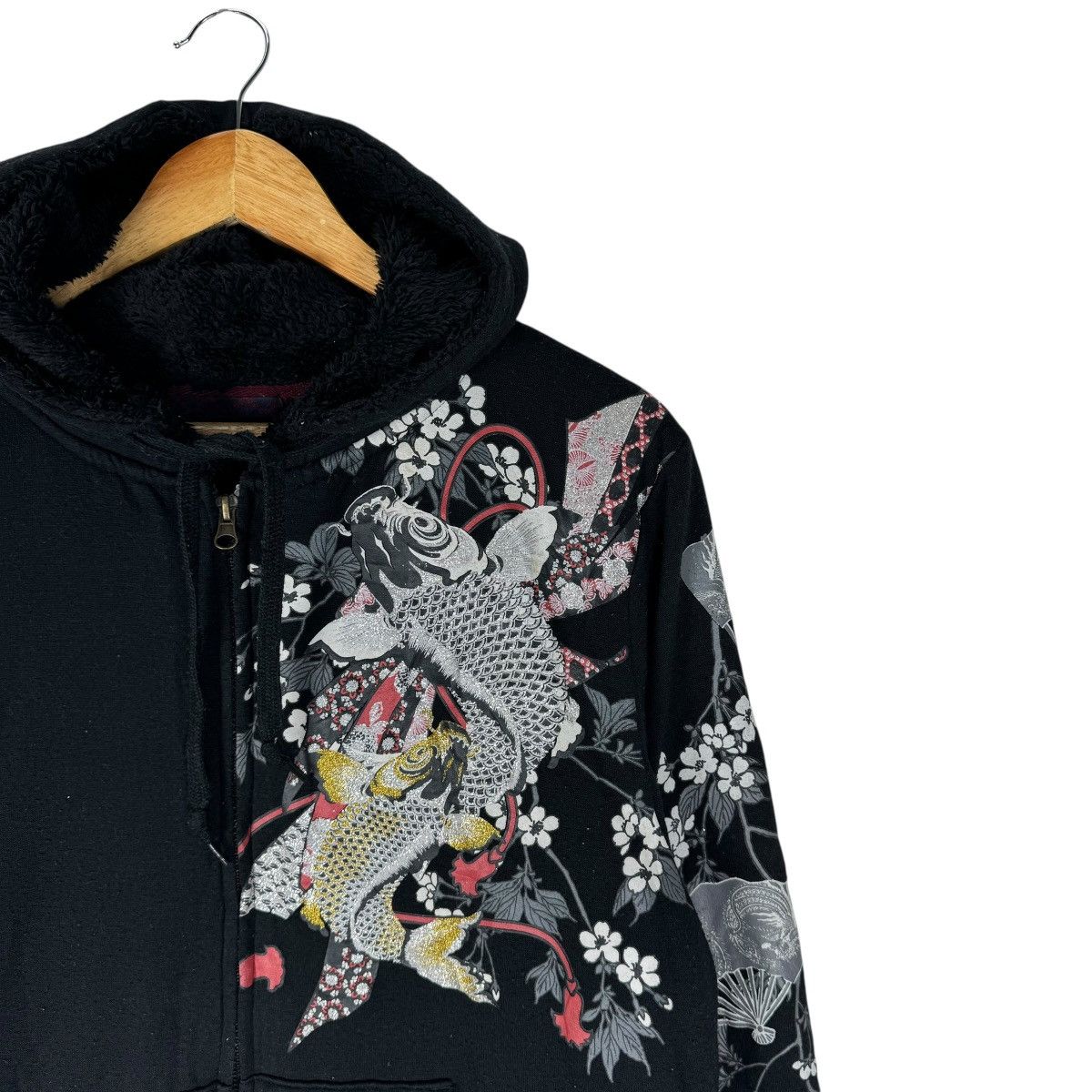 Japanese Brand ❄️SUKAJAN KOI FISH HOODIE SWEATSHIRT Size US L / EU 52-54 / 3 - 6 Thumbnail