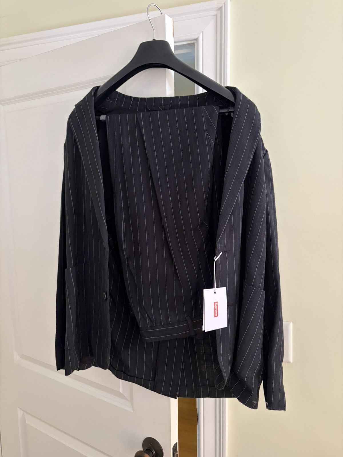Supreme Supreme Lightweight Pinstripe Suit Size 38R - 5 Thumbnail