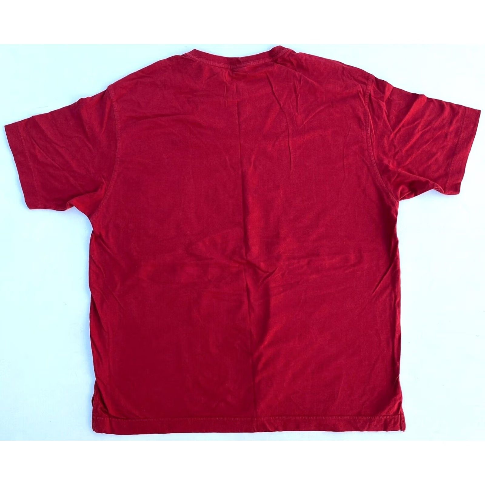 Levi's VINTAGE Levi's Pocket Tee Mens 2XL Red 1998 90s Short Sleeve Crew Neck Cotton T-Shirt Size US XXL / EU 58 / 5 - 2 Thumbnail