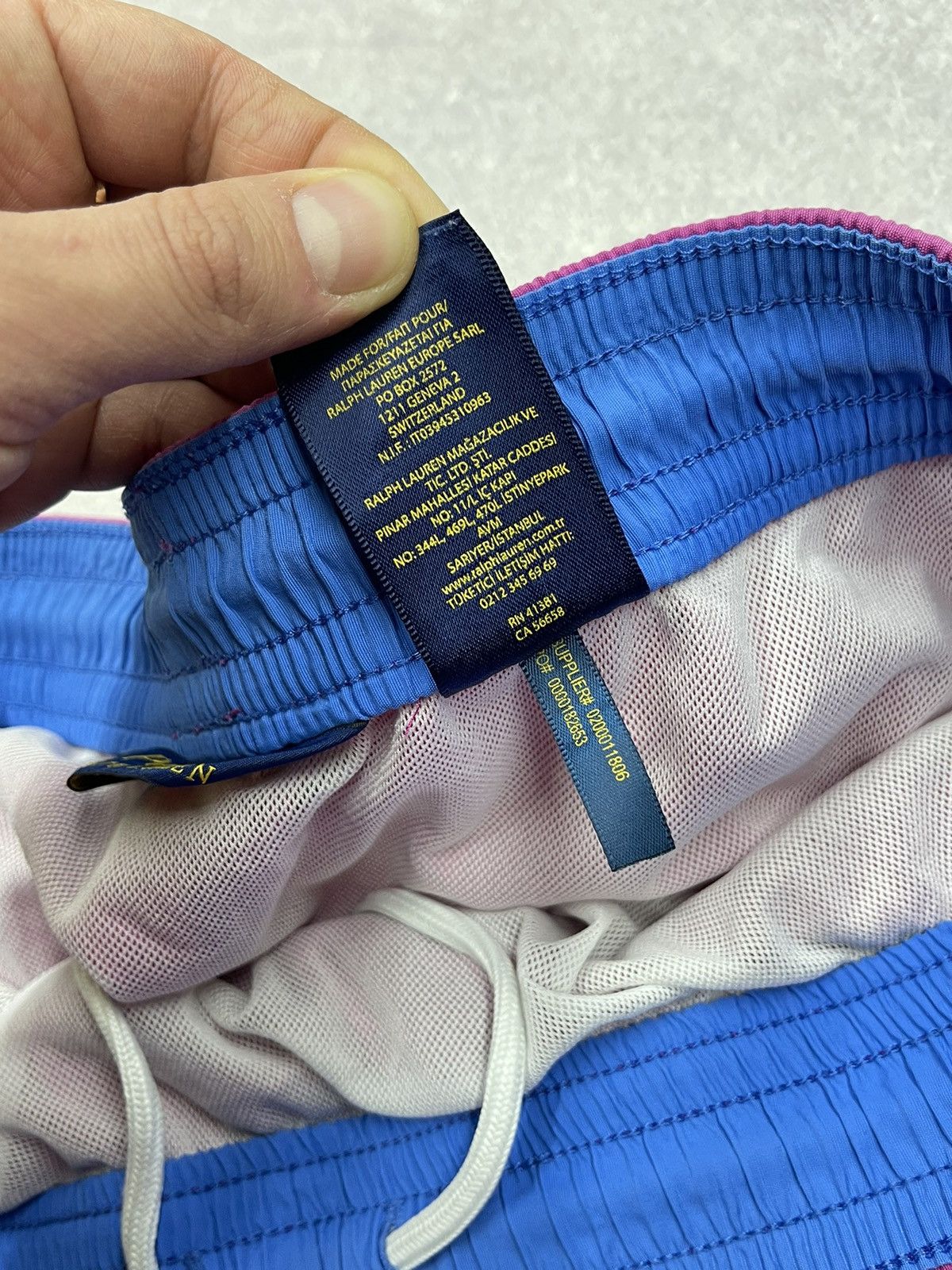 Polo Ralph Lauren × Vintage Mens Polo Ralph Lauren Pink Shorts Y2K Size US 34 / EU 50 - 11 Thumbnail