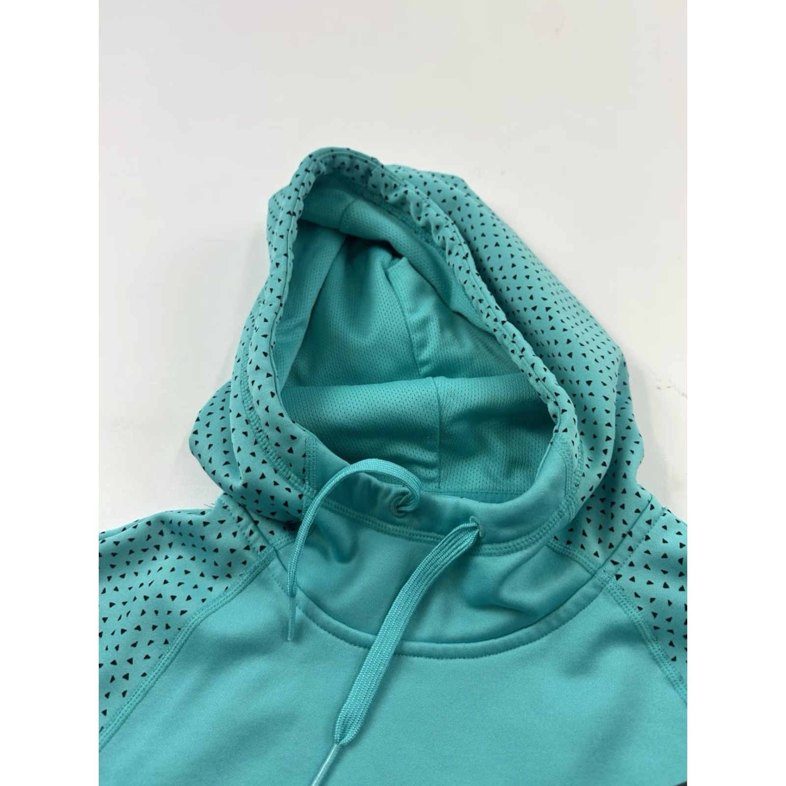 Nike Nike Hoodie Pullover Womens XS Green Turquoise Long Sleeve Dri-Fit Activewear Size XS / US 0-2 / IT 36-38 - 6 Thumbnail