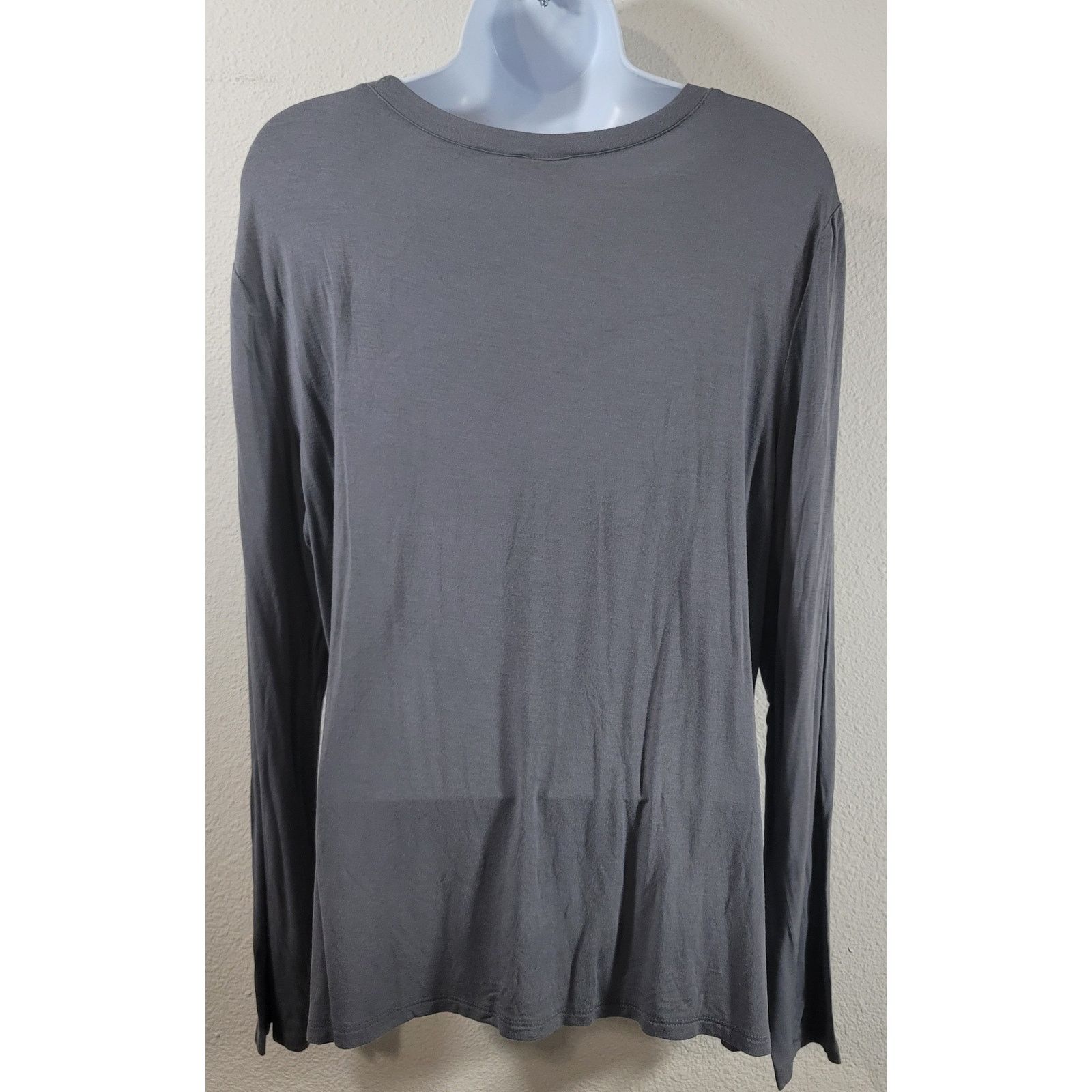 Other Cato Gray Round Neck Long Sleeves Top XL Lightweight Size XL / US 12-14 / IT 48-50 - 2 Thumbnail