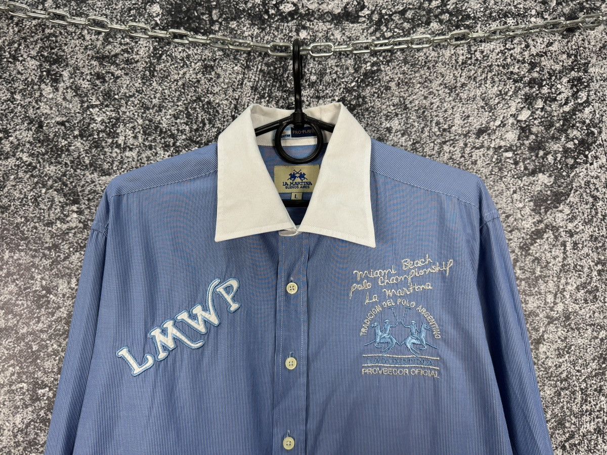 La Martina Men’s La Martina Long Sleeve Shirt Button Up LMWP Size L Size US L / EU 52-54 / 3 - 2 Thumbnail