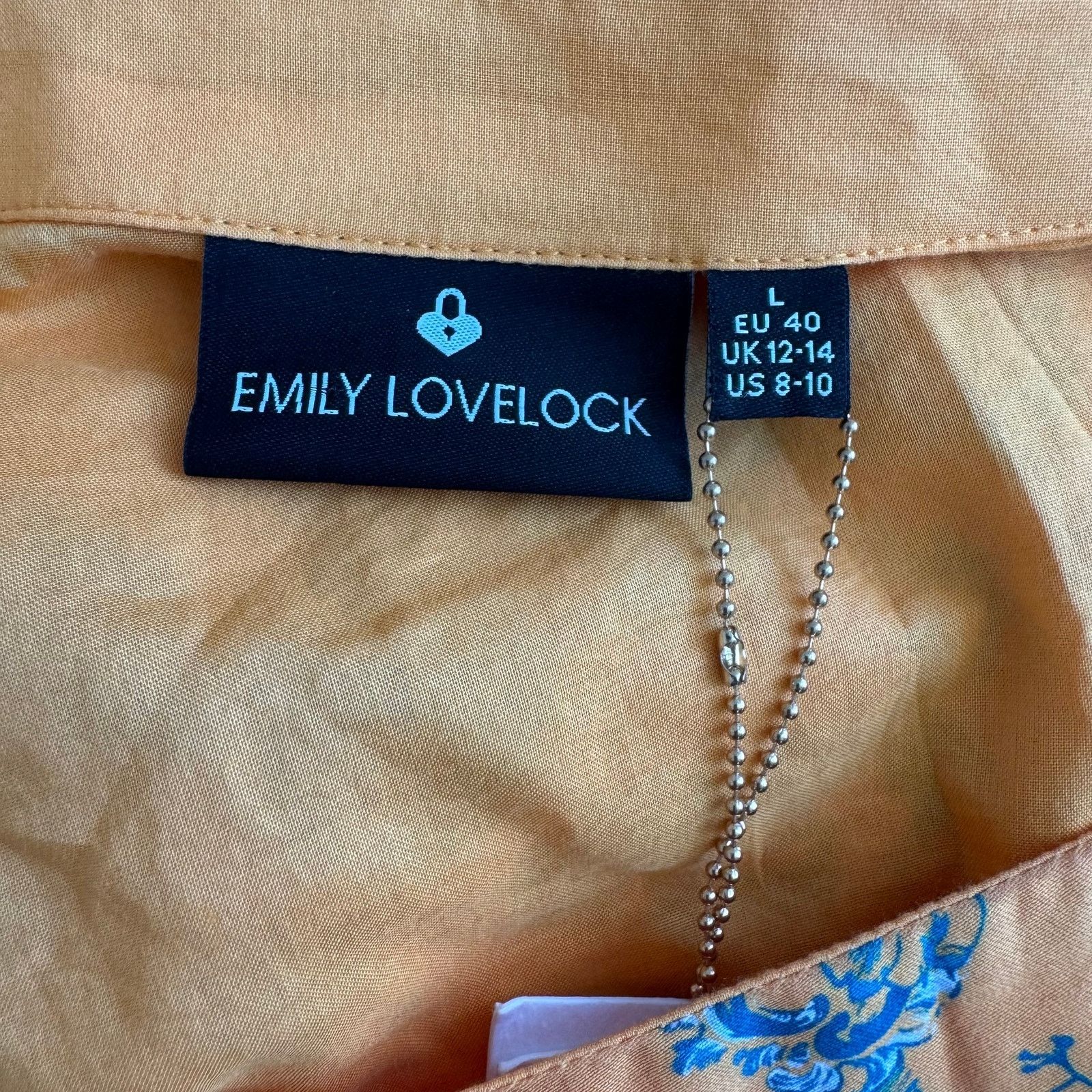 Anthropologie Anthro x Emily Lovelock Tropical Palm Print Maxi Dress NWT Size L / US 10 / IT 46 - 3 Thumbnail