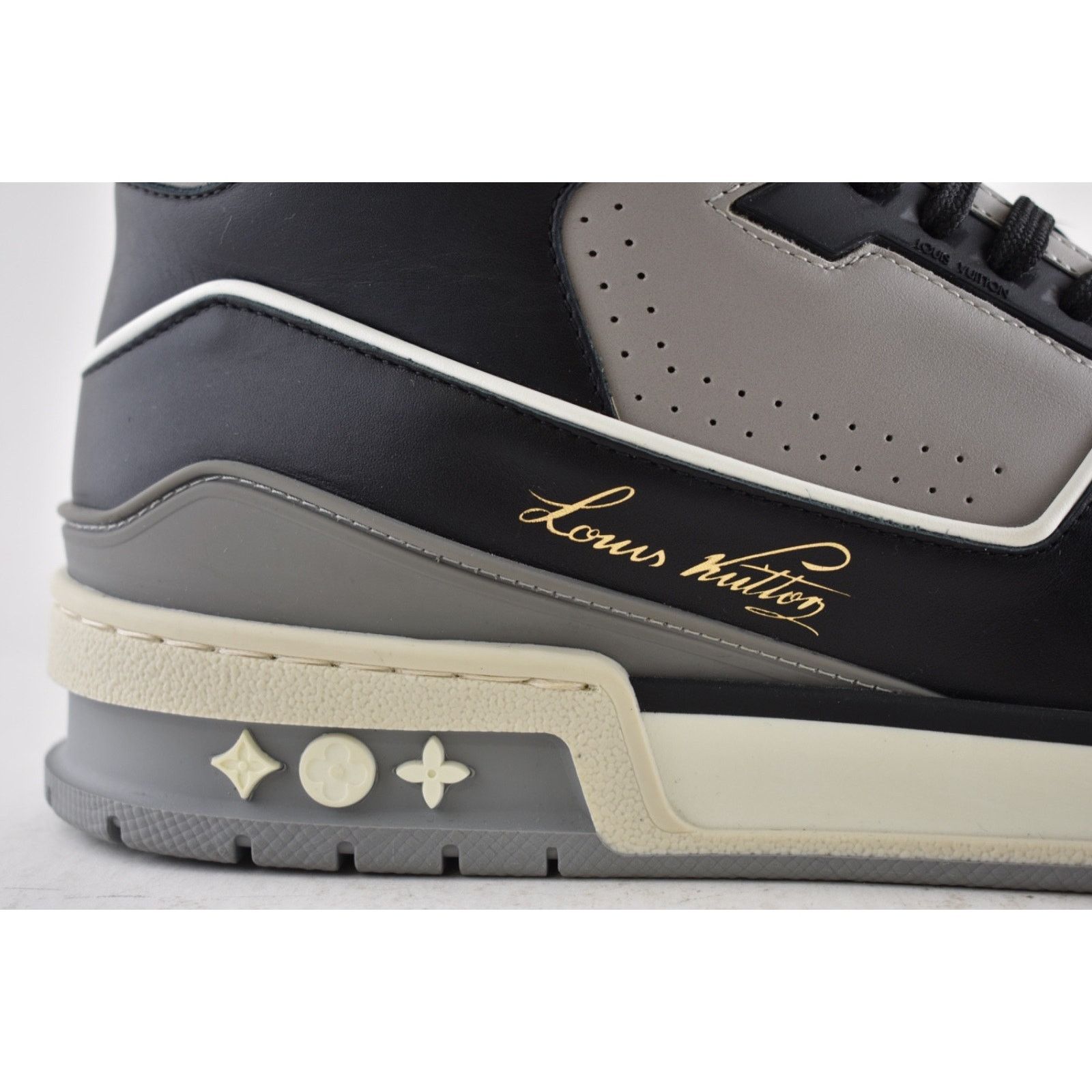 Louis Vuitton Louis Vuitton LV Trainer Sneaker Boot Black High Top Size US 8 / EU 41 - 5 Thumbnail