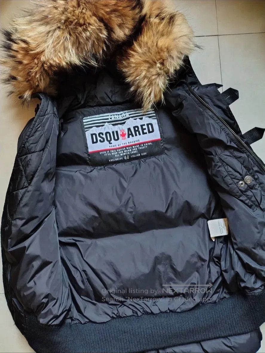Dsquared2 dsquared2 oversized down vest with fur hood. Size US L / EU 52-54 / 3 - 2 Thumbnail