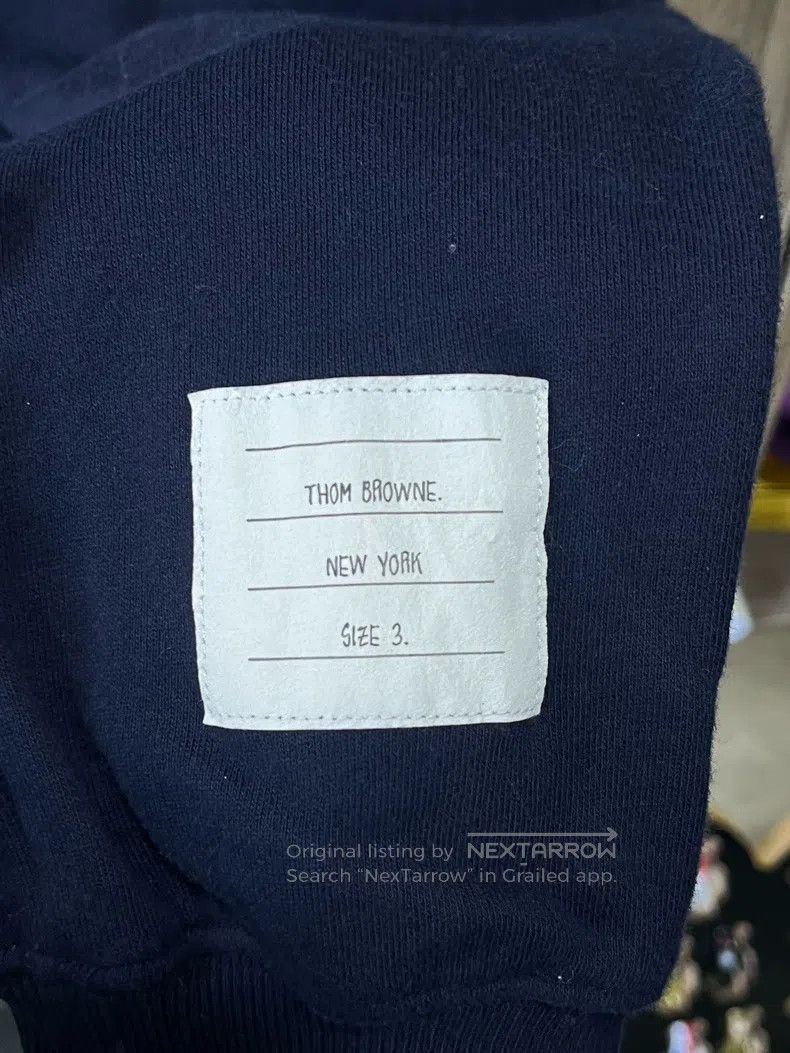 Thom Browne Thom Browne size 3 Narrow knitted trousers in navy blue Size US 41 - 4 Thumbnail