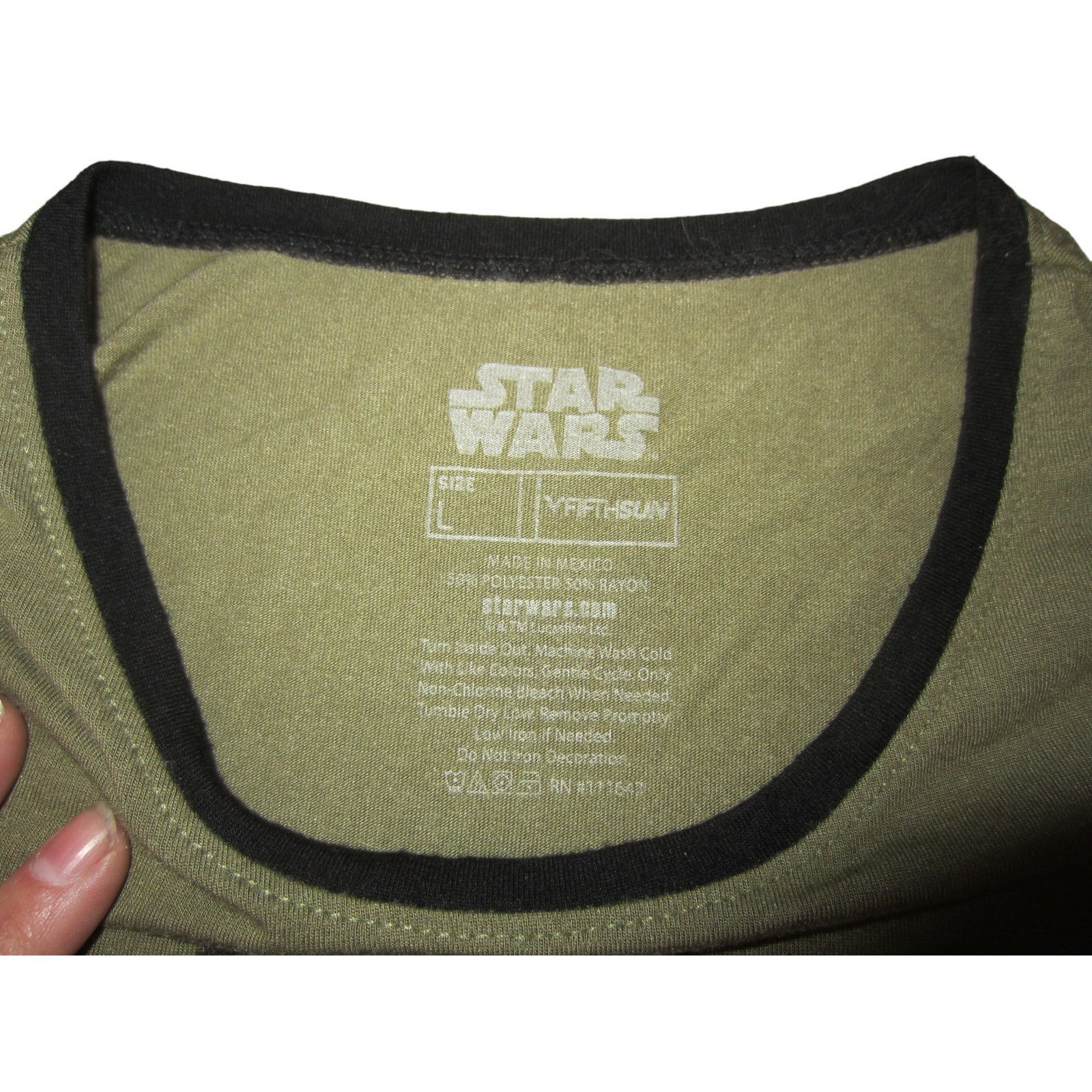 Star Wars Star Wars Stormtroopers Graphic Tee Green Black Ringer L Size US L / EU 52-54 / 3 - 4 Thumbnail