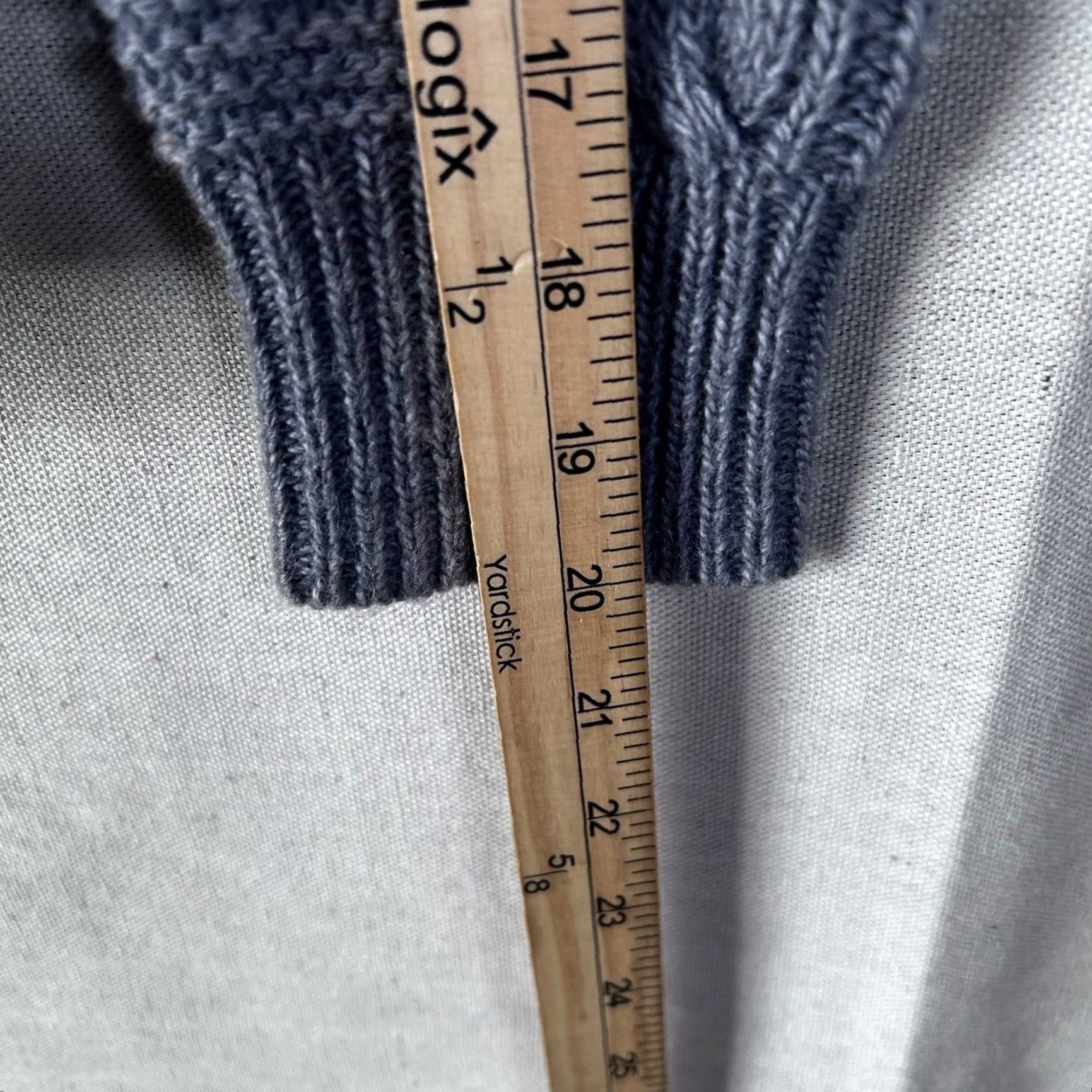 J.Crew J. Crew Gray Cable Knit Wool Mohair Blend Crewneck Sweater Women's XS RN77388 Size XS / US 0-2 / IT 36-38 - 6 Thumbnail