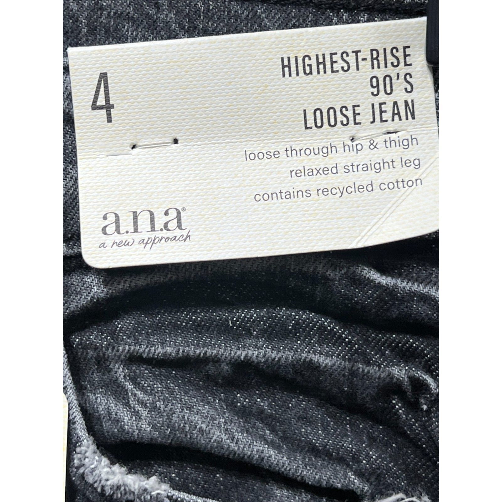 Other A.N.A - Women's 90'S Baggy Jeans Loose Fit - Relaxed Straigh Size 26" / US 2 / IT 38 - 8 Thumbnail