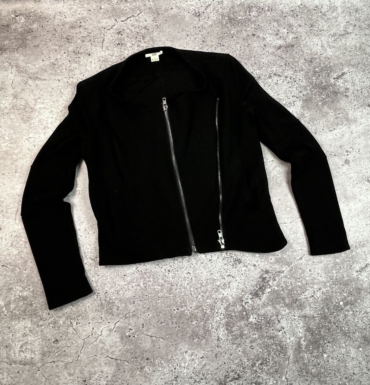 Helmut Lang Asymmetrical Biker Jacket Size M / US 6-8 / IT 42-44 - 3 Thumbnail