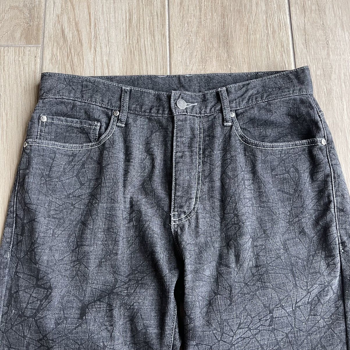 Japanese Brand BBCO Cracked Print Lightweight Denim Jeans Size US 32 / EU 48 - 4 Thumbnail