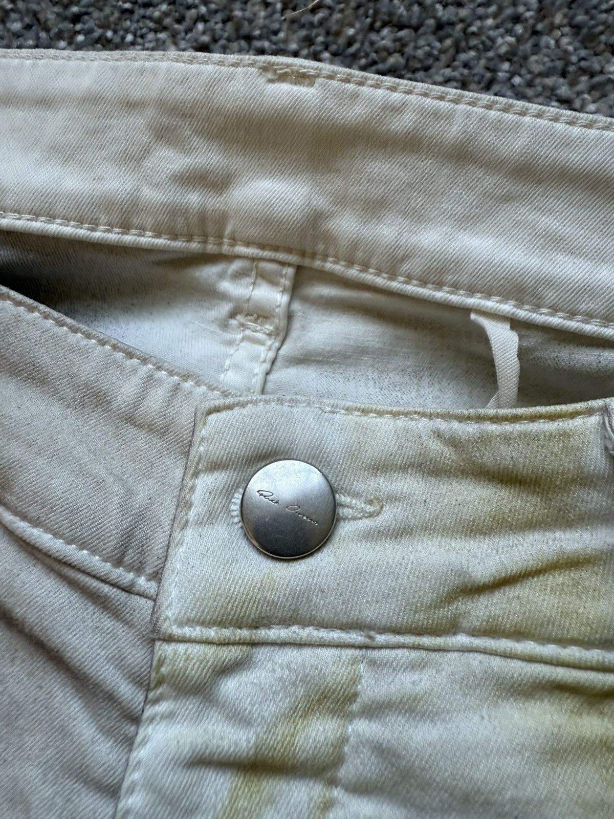 Rick Owens Rick Owens Drkshdw Two-Tone Gradient Jeans Size US 32 / EU 48 - 2 Thumbnail
